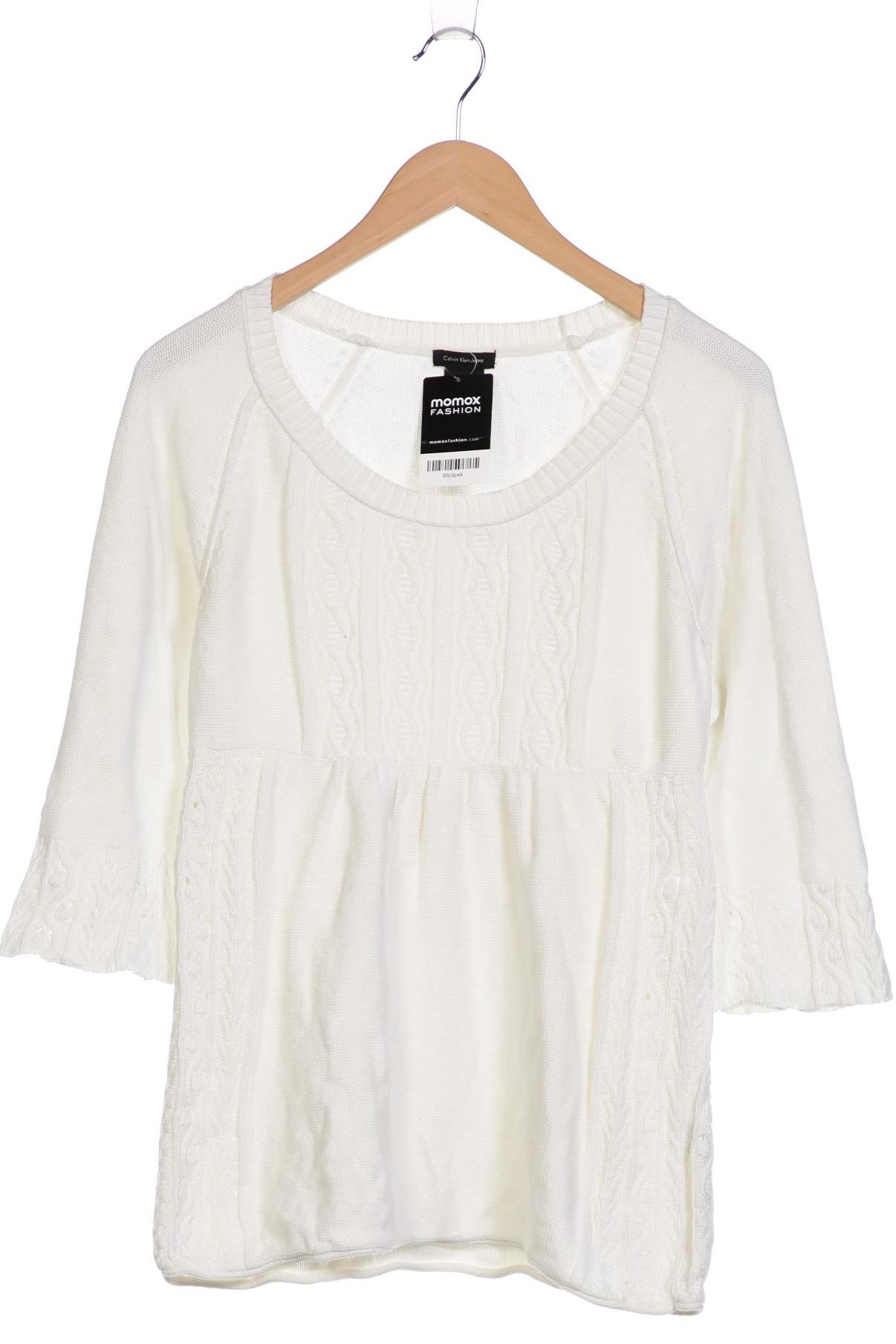 

Calvin Klein Jeans Damen Pullover, weiß, Gr. 42