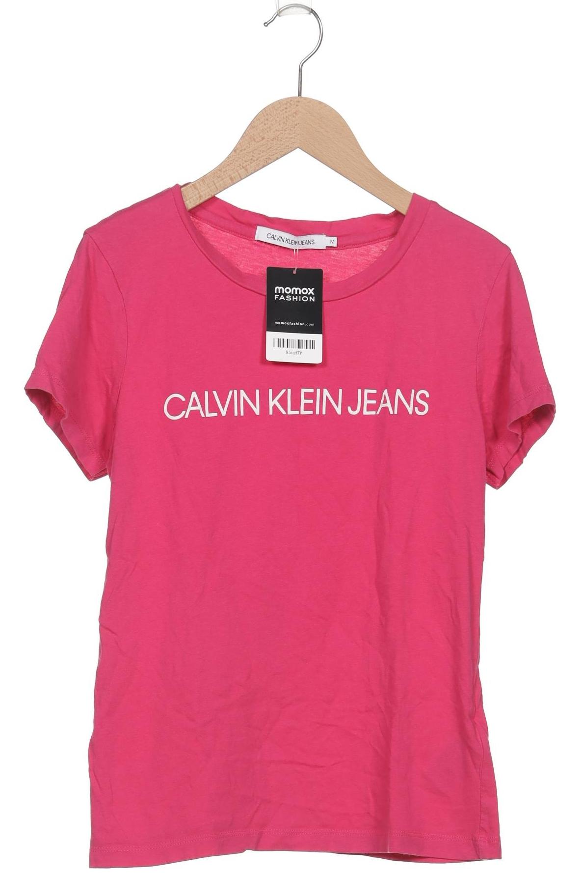 

Calvin Klein Jeans Damen T-Shirt, pink, Gr. 38