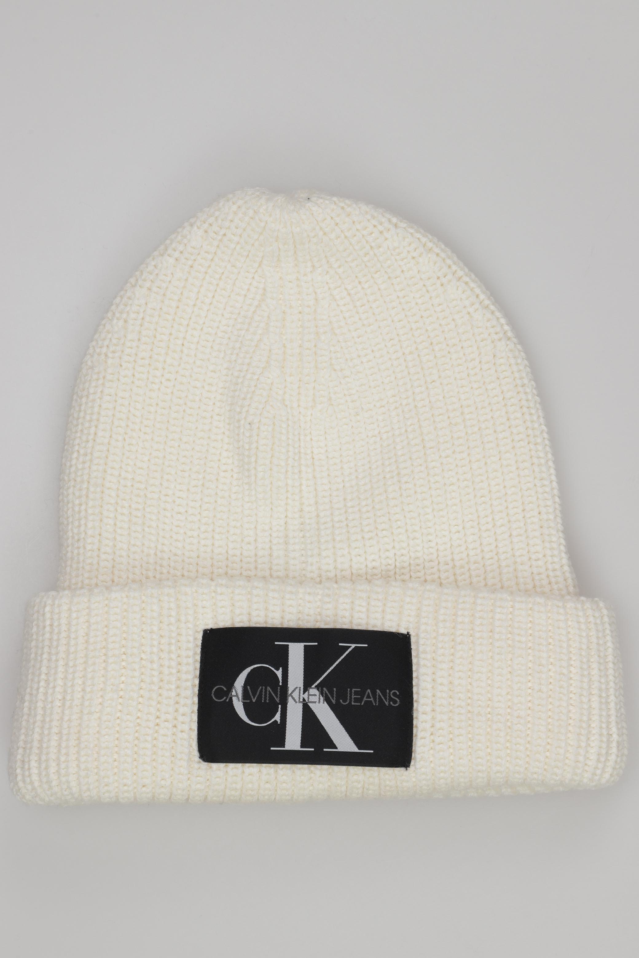 

Calvin Klein Jeans Damen Hut/Mütze, cremeweiß