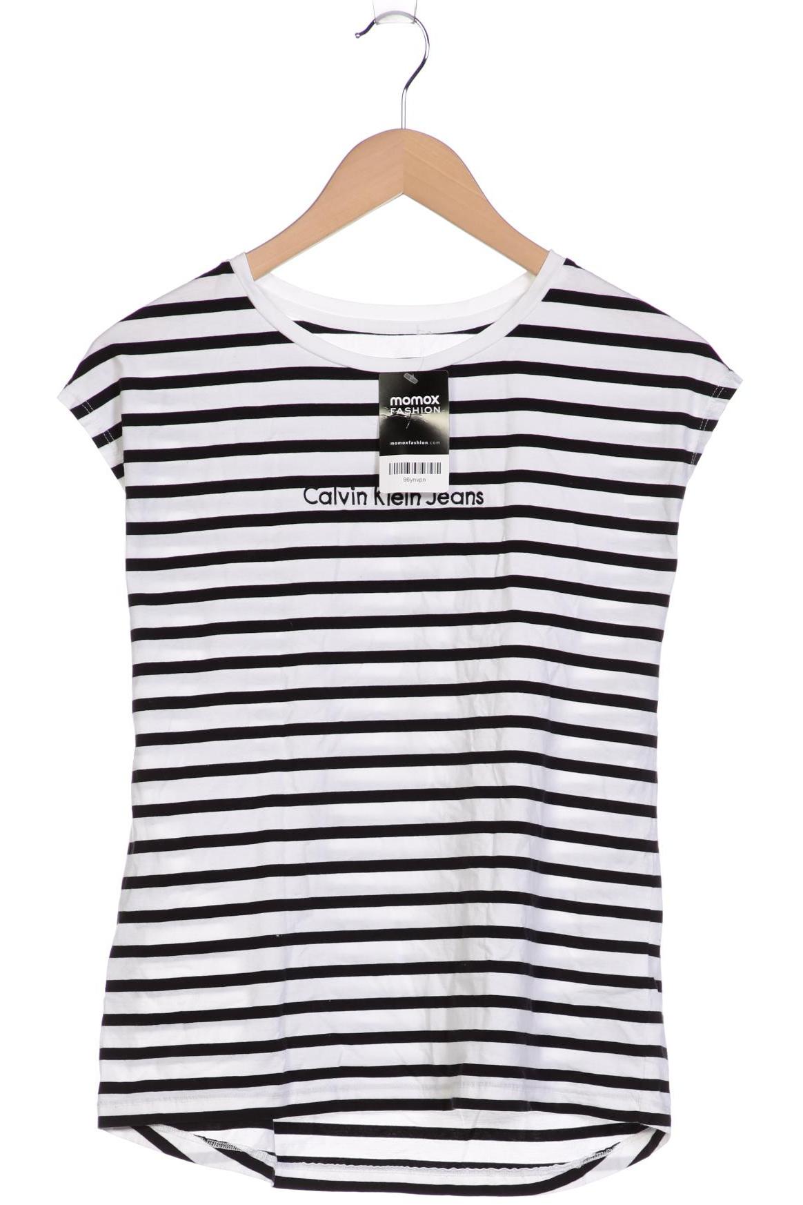 

Calvin Klein Jeans Damen T-Shirt, weiß, Gr. 38