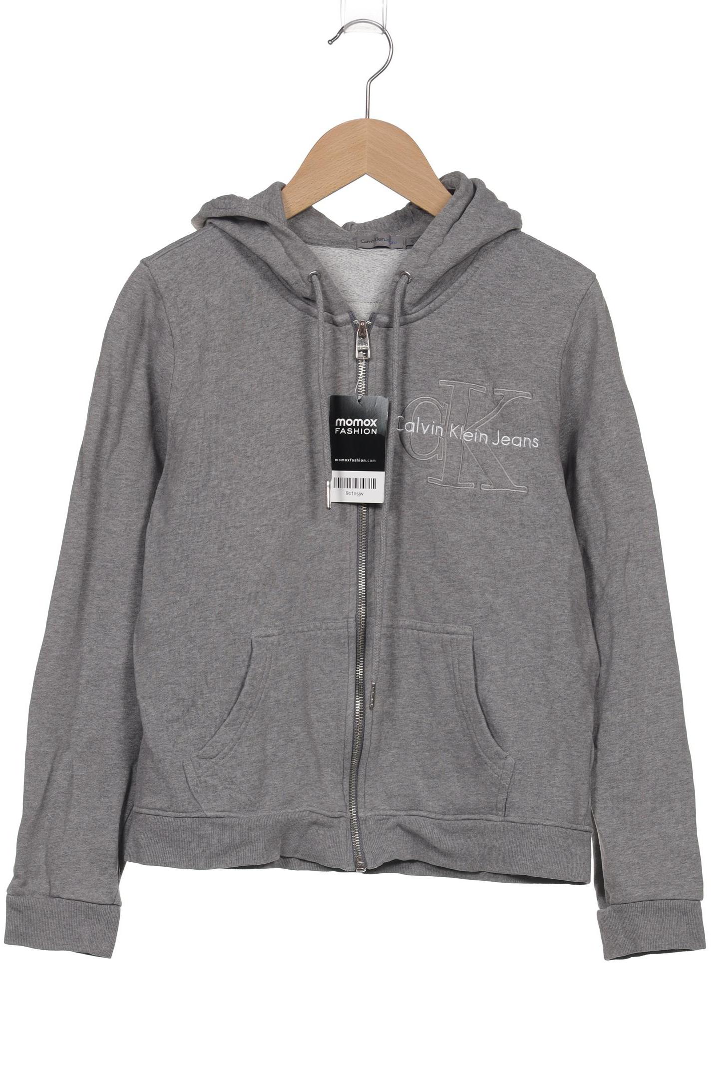 

Calvin Klein Jeans Damen Kapuzenpullover, grau, Gr. 36