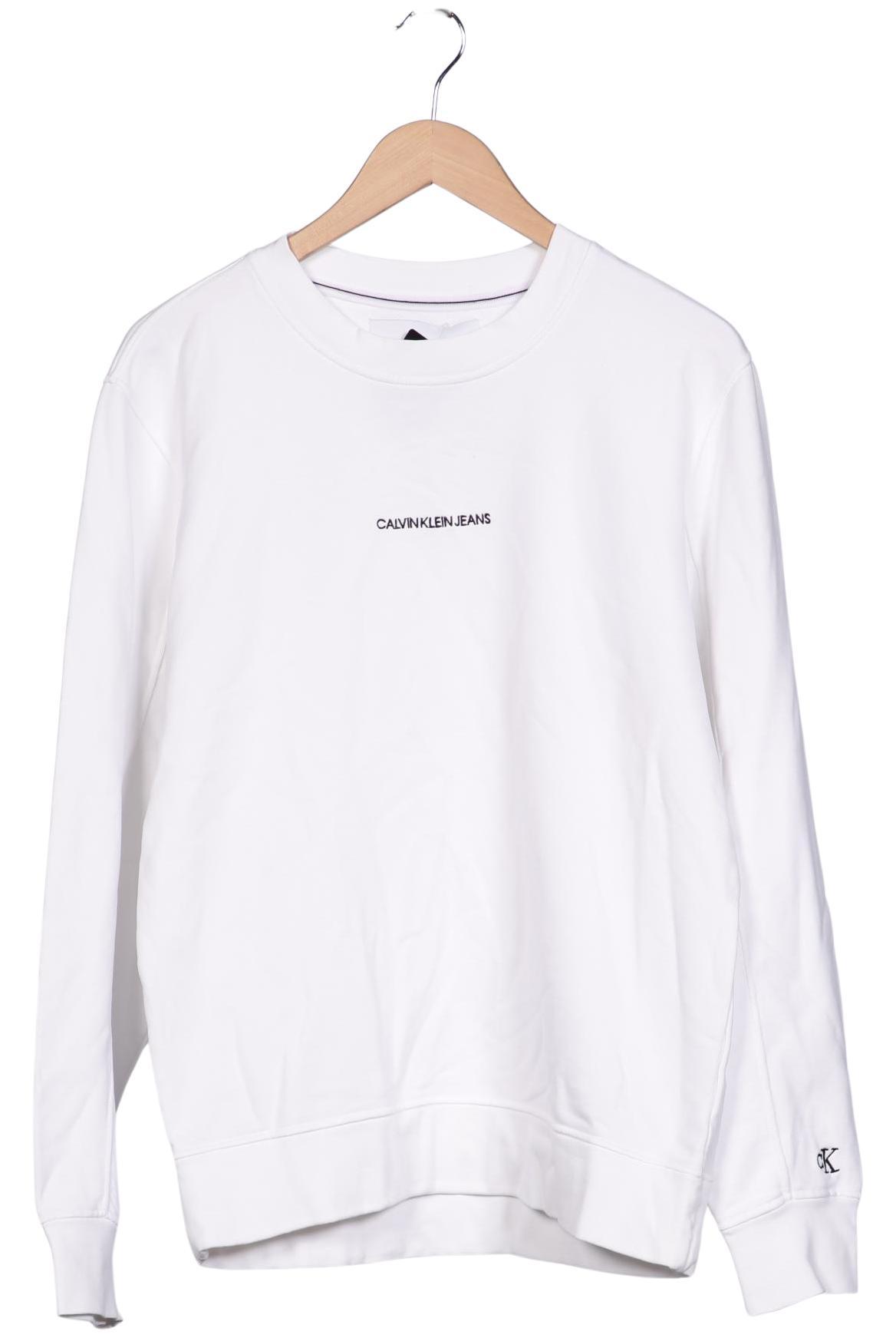 

Calvin Klein Jeans Herren Sweatshirt, weiß, Gr. 48