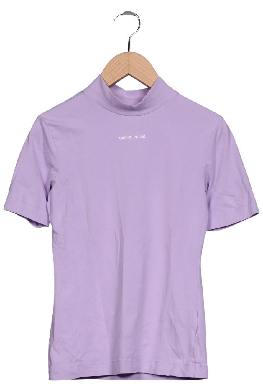 

Calvin Klein Jeans Damen T-Shirt, flieder, Gr. 34