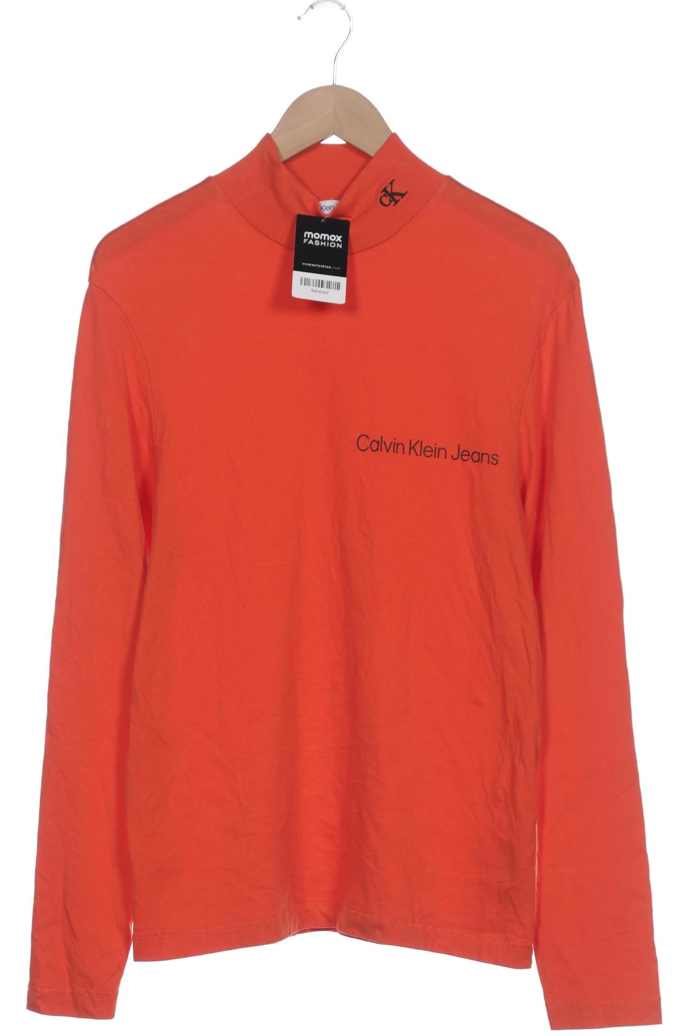 

Calvin Klein Jeans Herren Langarmshirt, orange, Gr. 46