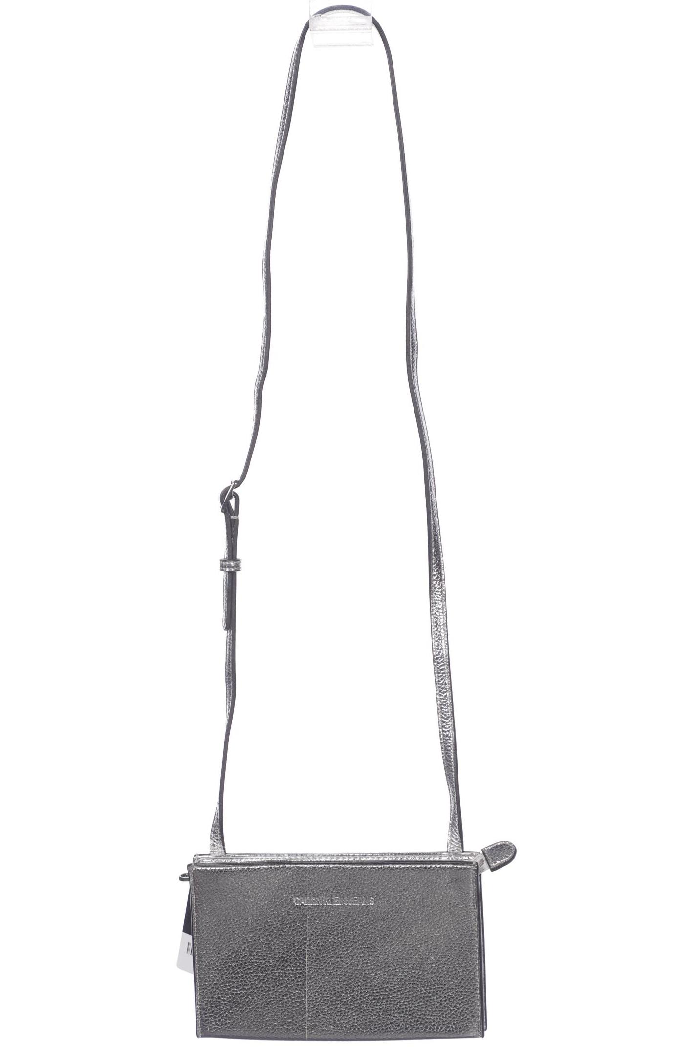 

Calvin Klein Jeans Damen Handtasche, silber, Gr.