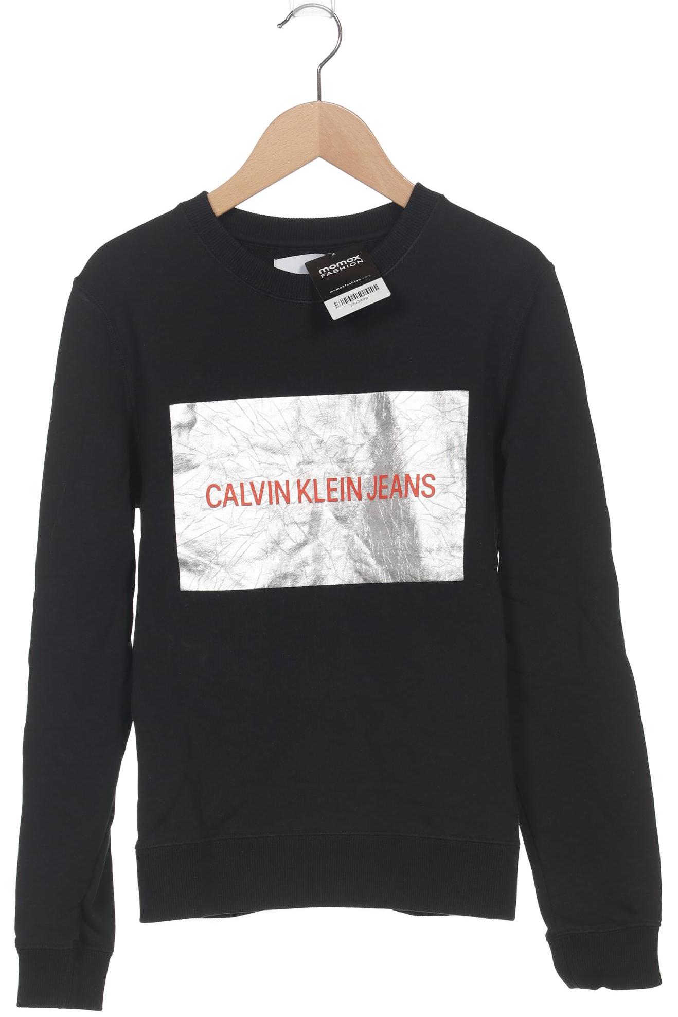 

Calvin Klein Jeans Damen Sweatshirt, schwarz, Gr. 36