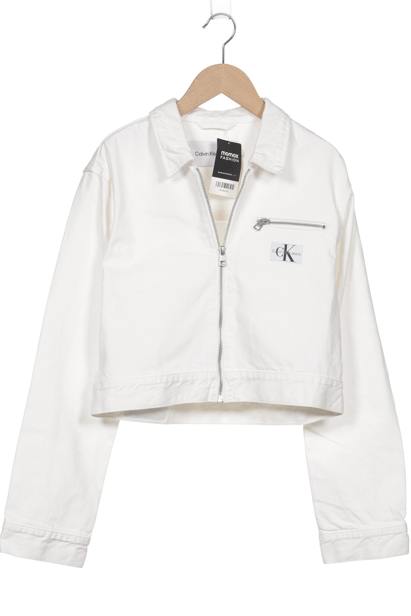 

Calvin Klein Jeans Damen Jacke, weiß, Gr. 36