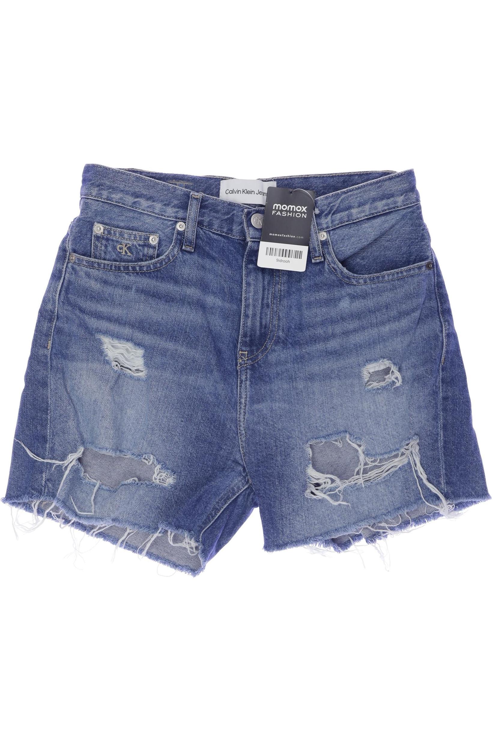 

Calvin Klein Jeans Damen Shorts, blau, Gr. 26