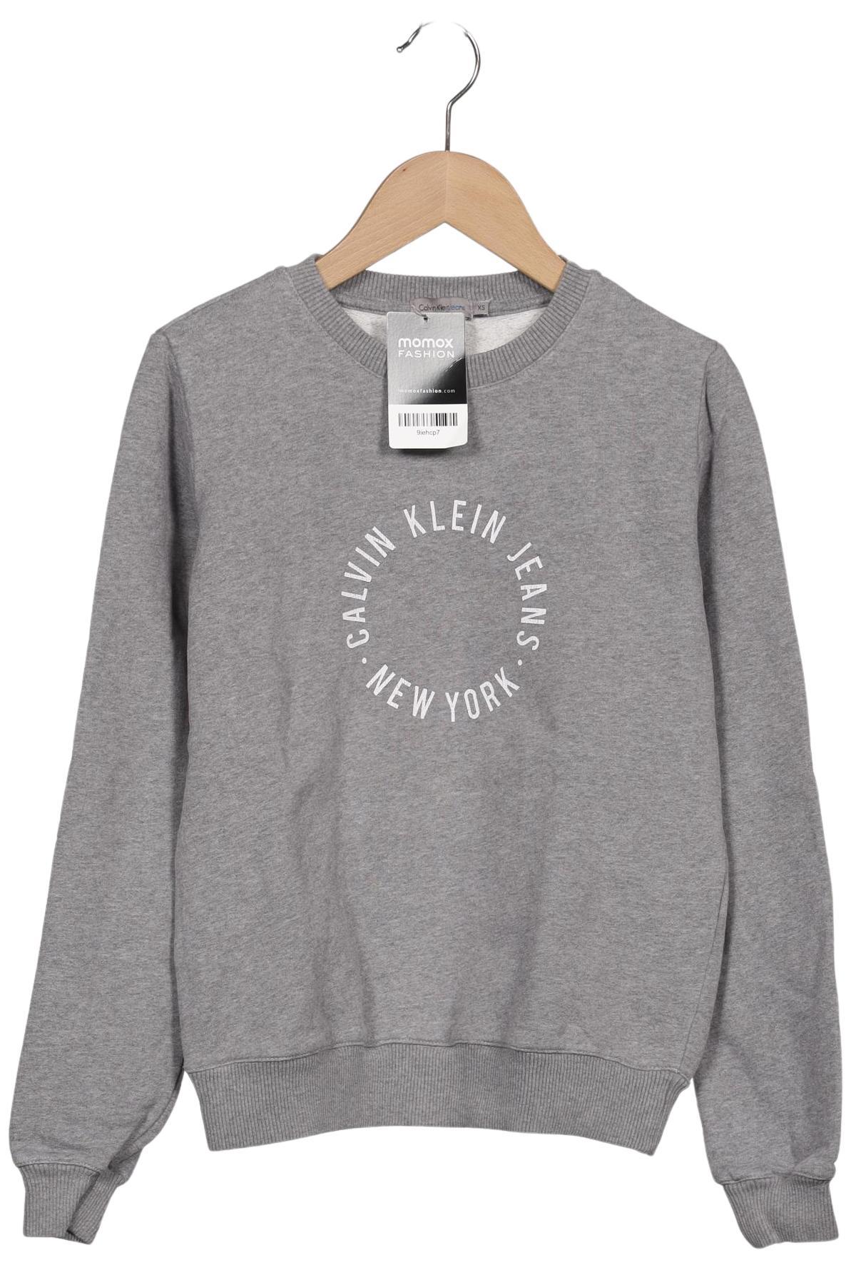 

Calvin Klein Jeans Damen Sweatshirt, grau, Gr. 34