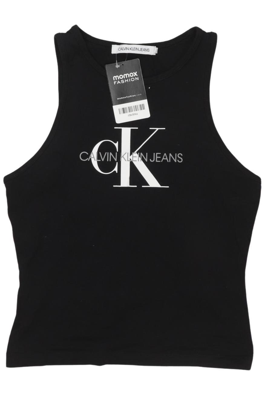

Calvin Klein Jeans Damen Top, schwarz, Gr. 34