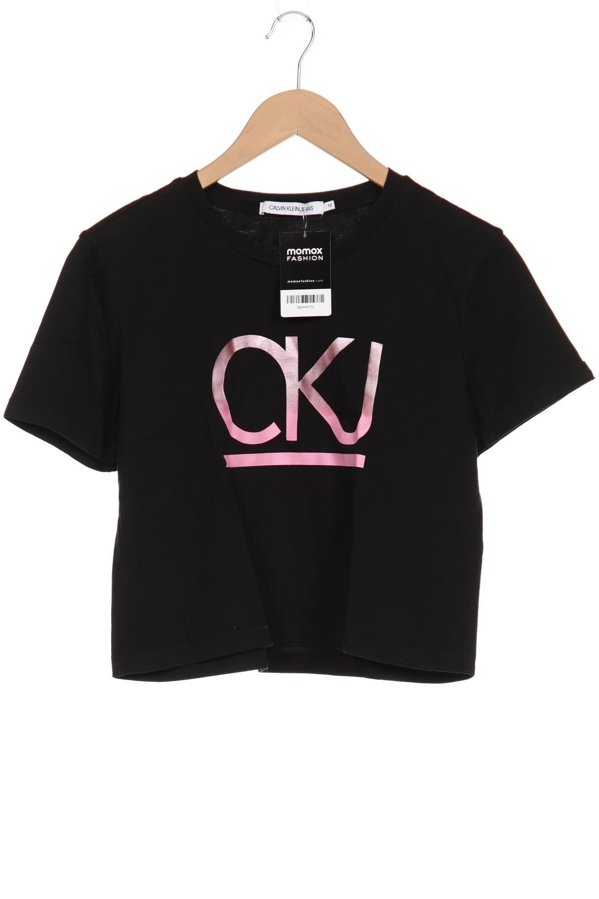 

Calvin Klein Jeans Damen T-Shirt, schwarz, Gr. 38