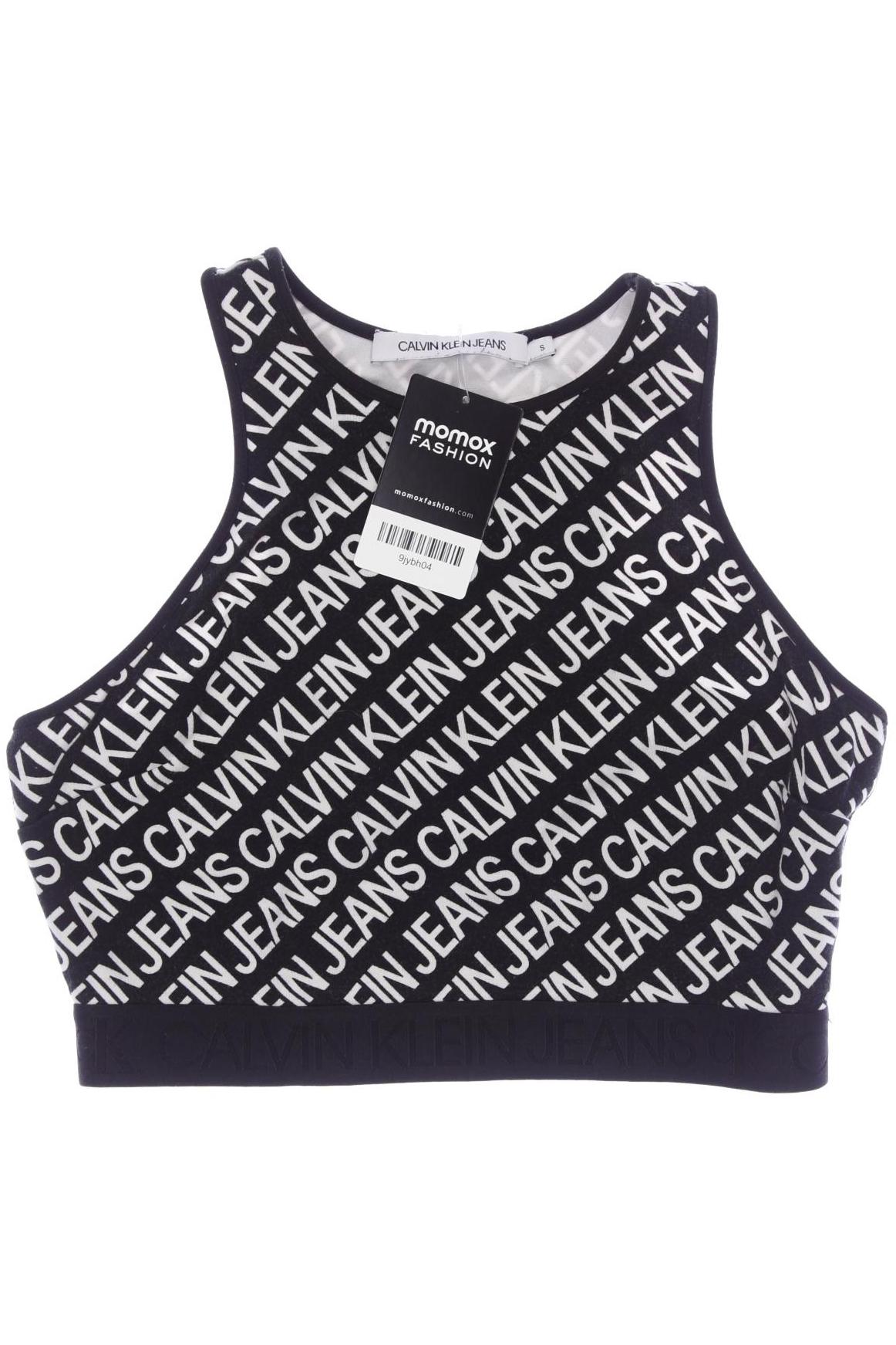 

Calvin Klein Jeans Damen Top, schwarz, Gr. 36