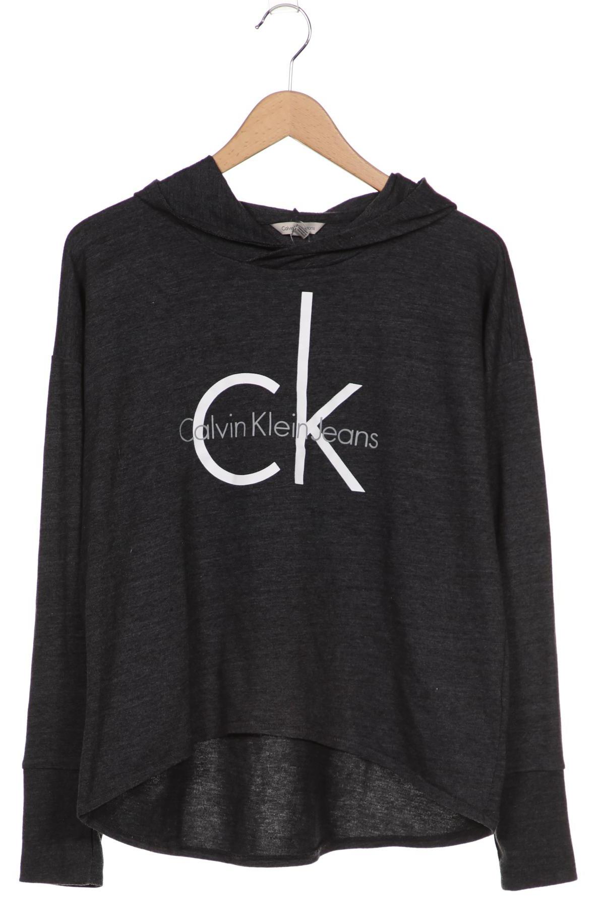 

Calvin Klein Jeans Damen Kapuzenpullover, grau