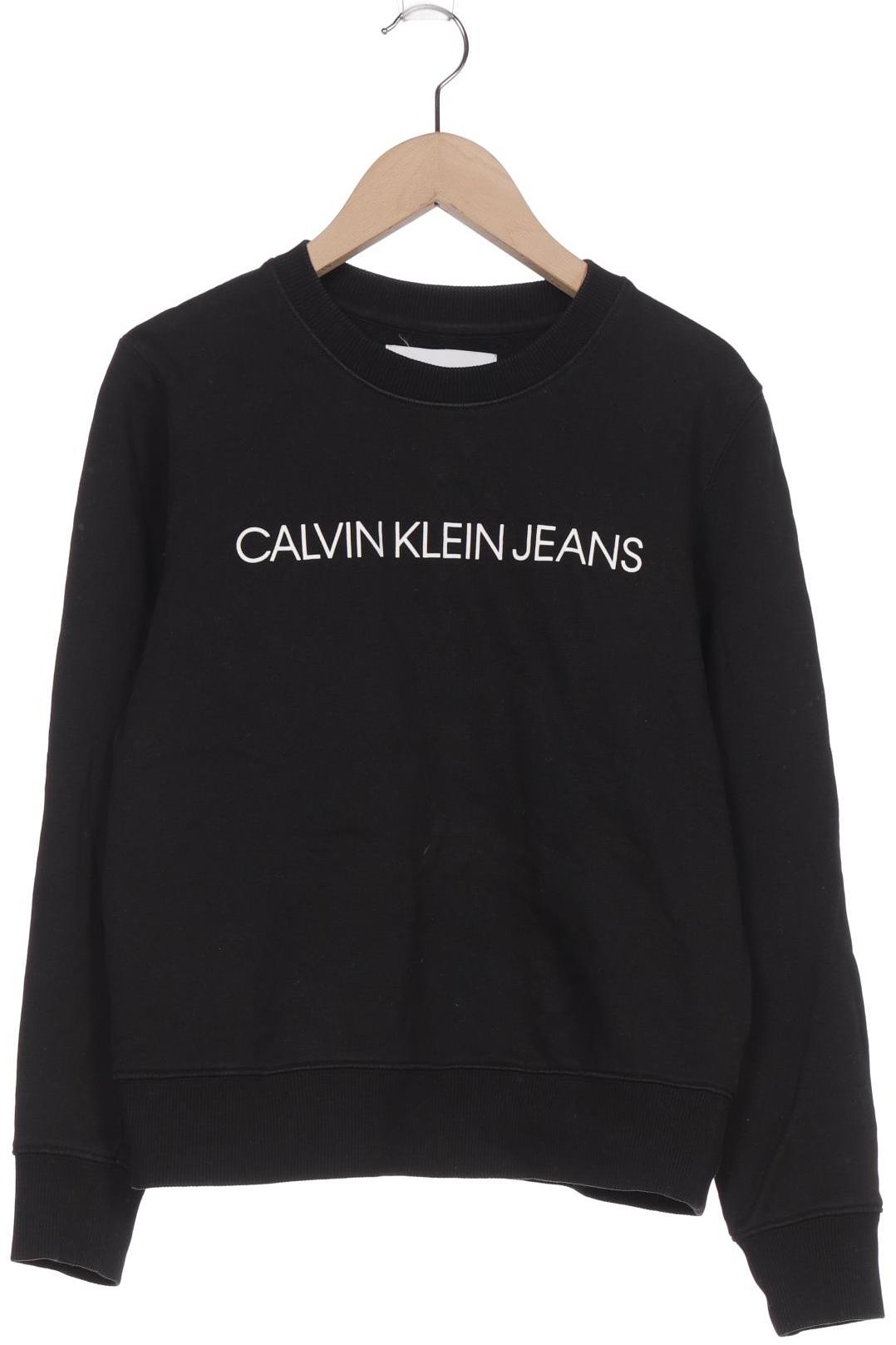 

Calvin Klein Jeans Damen Sweatshirt, schwarz, Gr. 34