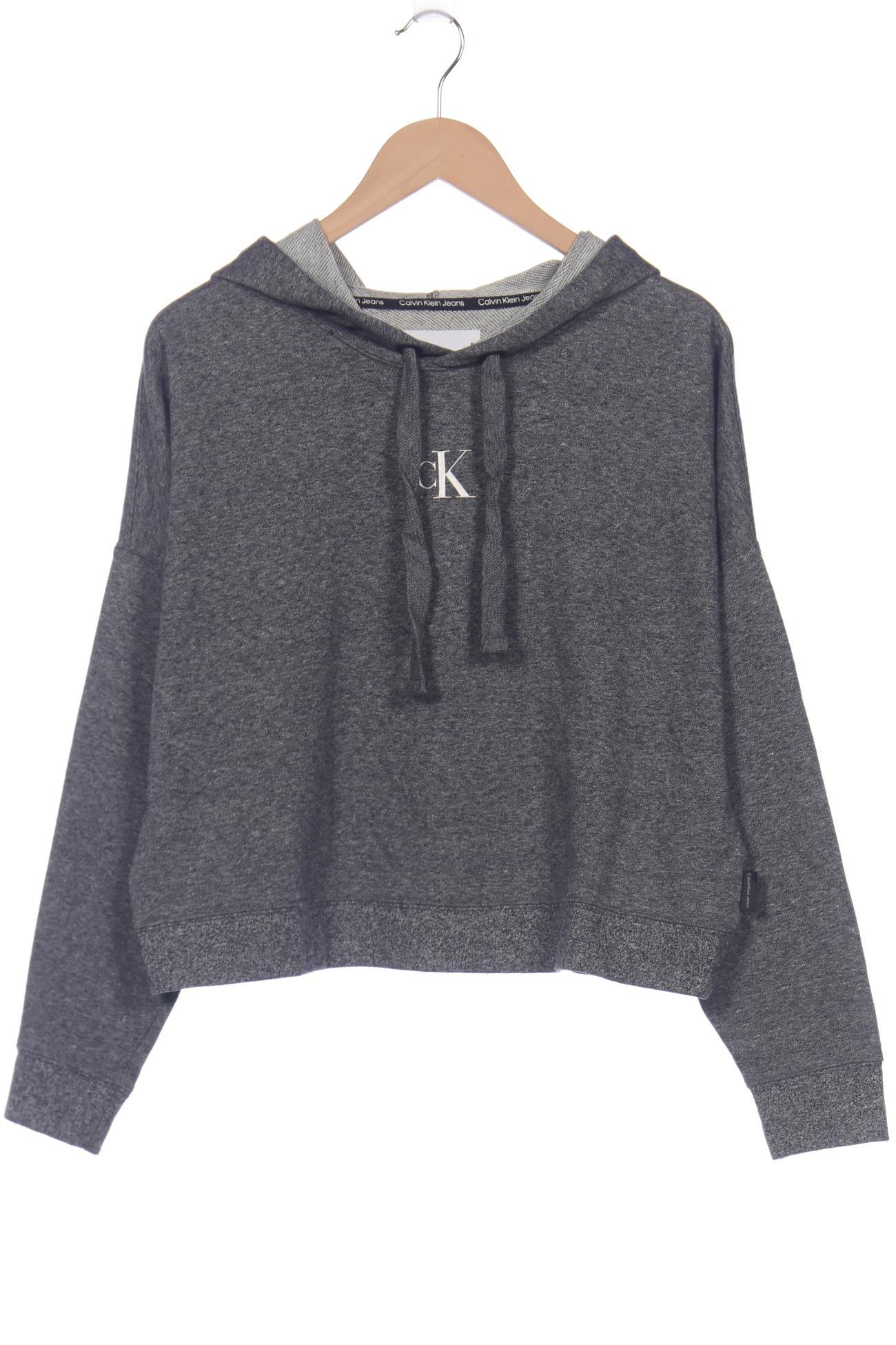 

Calvin Klein Jeans Damen Kapuzenpullover, grau, Gr. 38