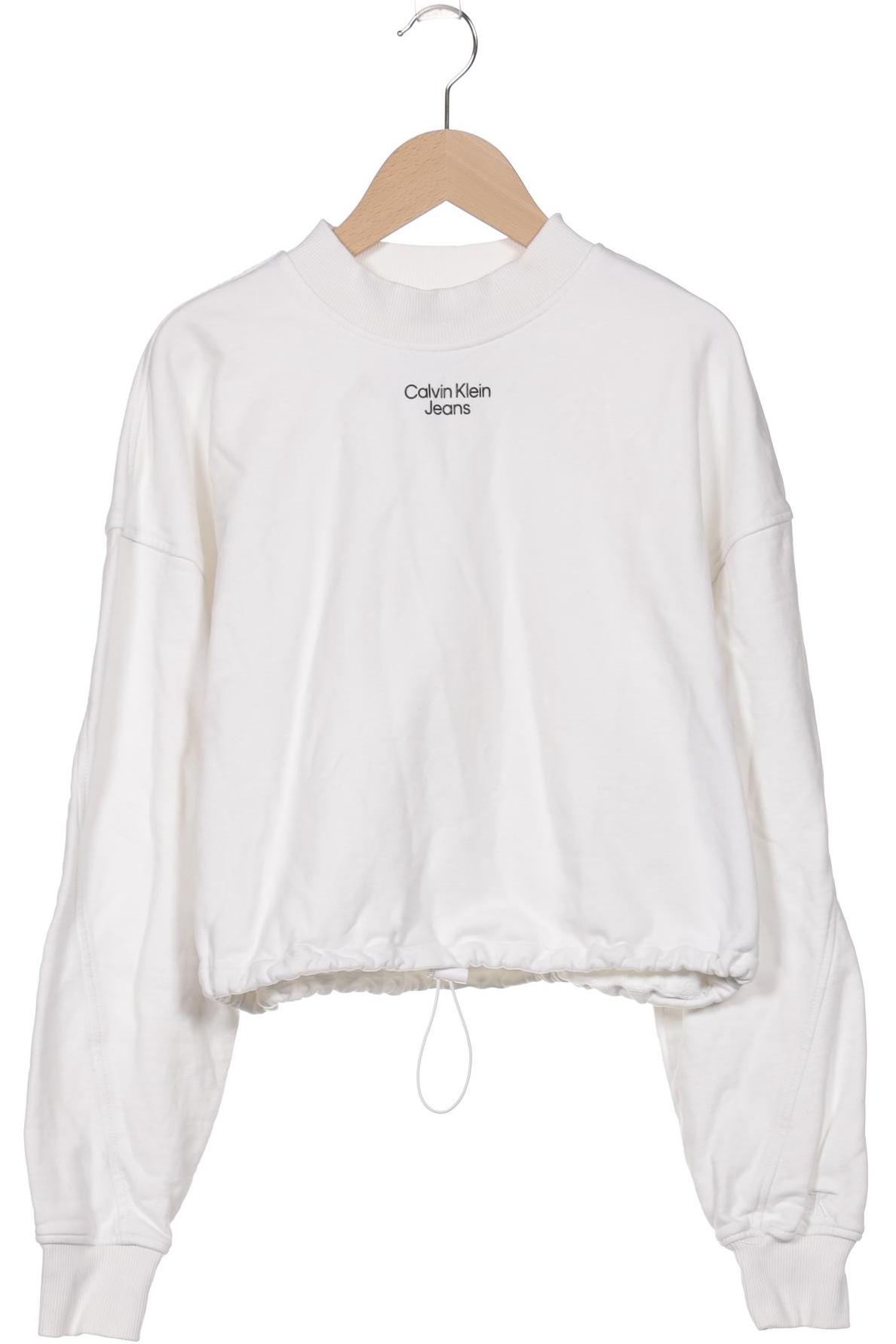 

Calvin Klein Jeans Damen Sweatshirt, weiß, Gr. 38
