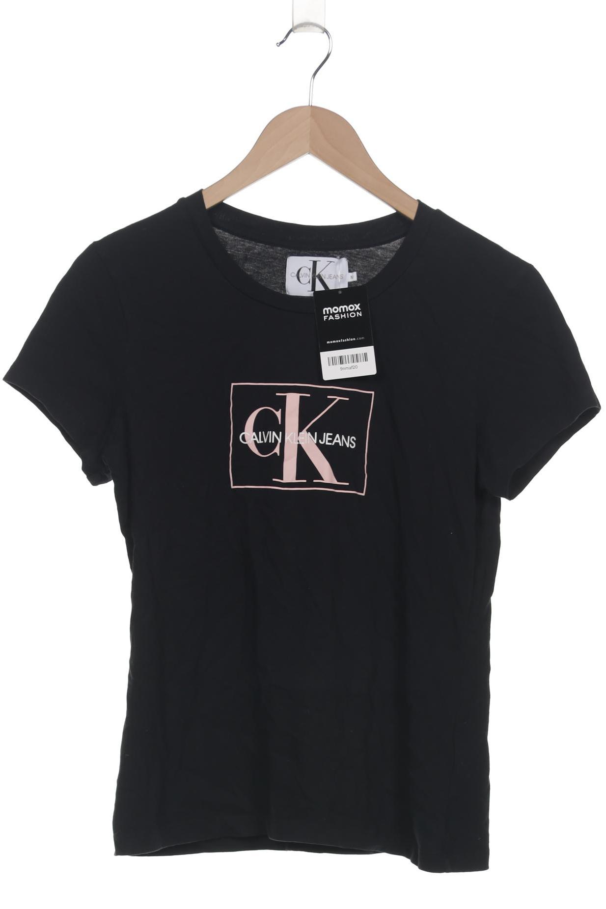 

Calvin Klein Jeans Damen T-Shirt, schwarz, Gr. 38