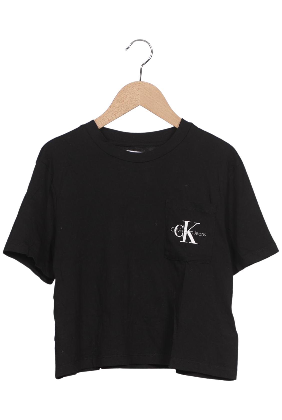 

Calvin Klein Jeans Damen T-Shirt, schwarz, Gr. 38