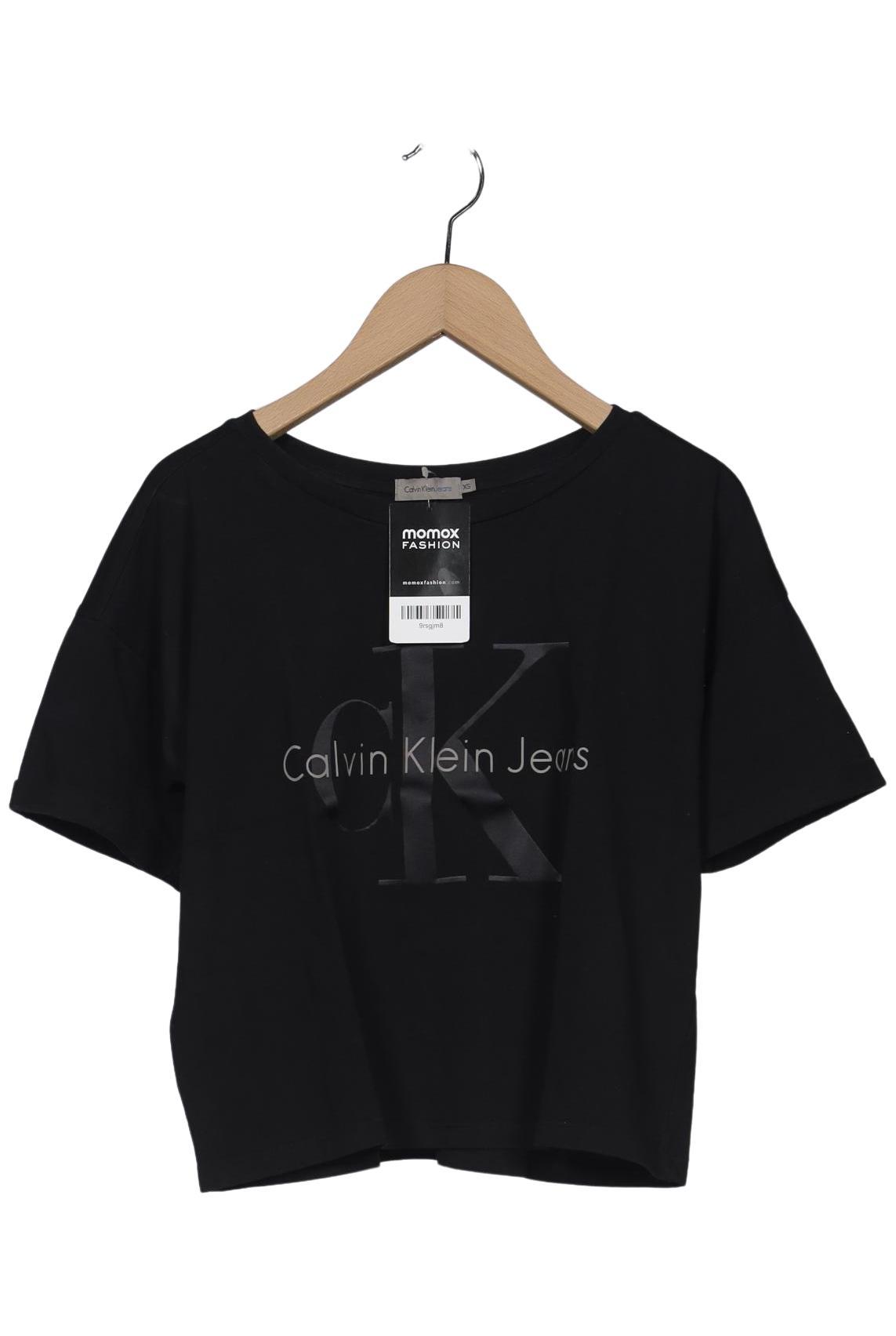 

Calvin Klein Jeans Damen T-Shirt, schwarz, Gr. 34