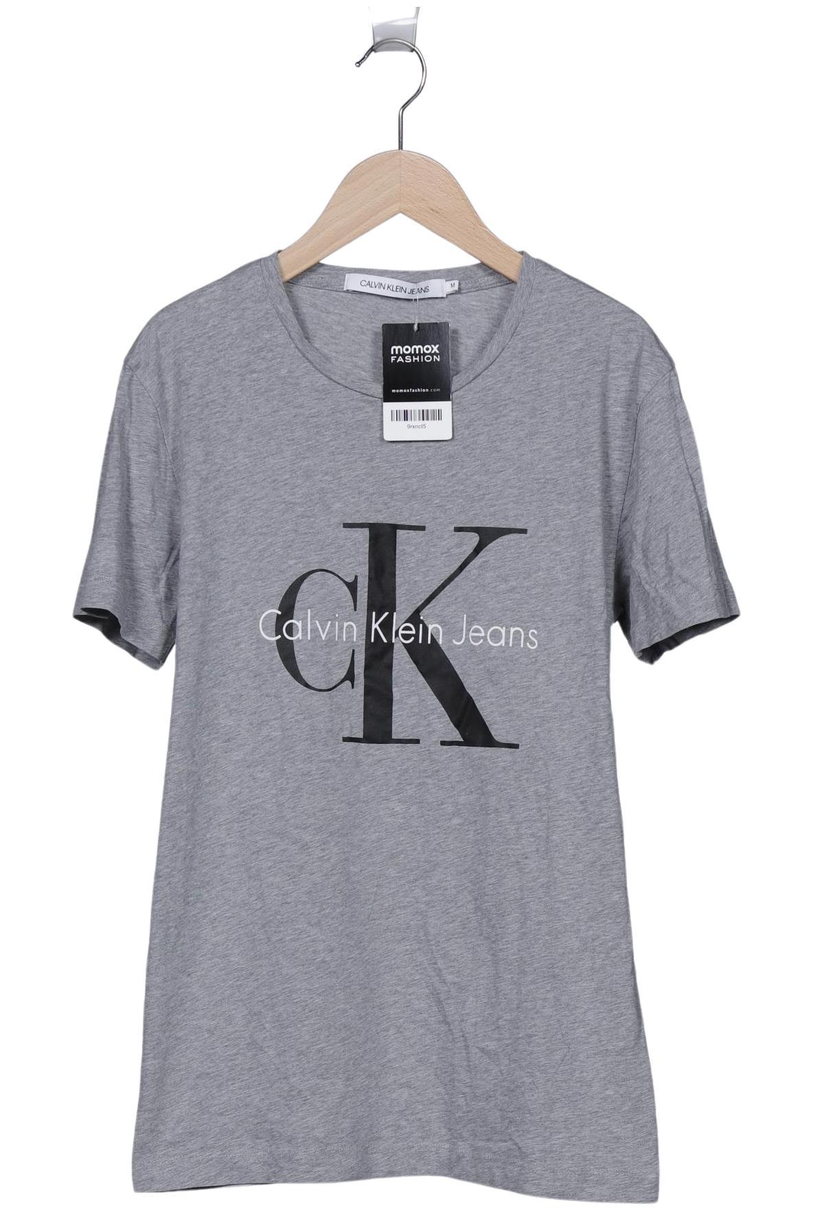 

Calvin Klein Jeans Damen T-Shirt, grau, Gr. 38