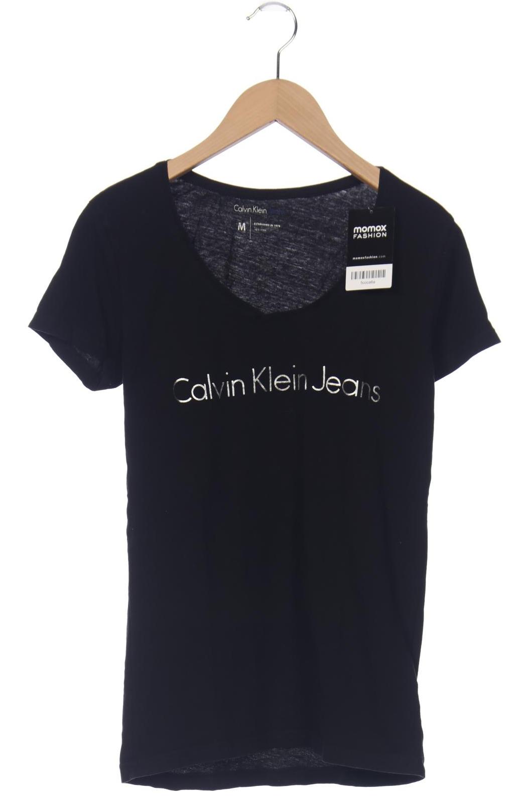

Calvin Klein Jeans Damen T-Shirt, schwarz, Gr. 38