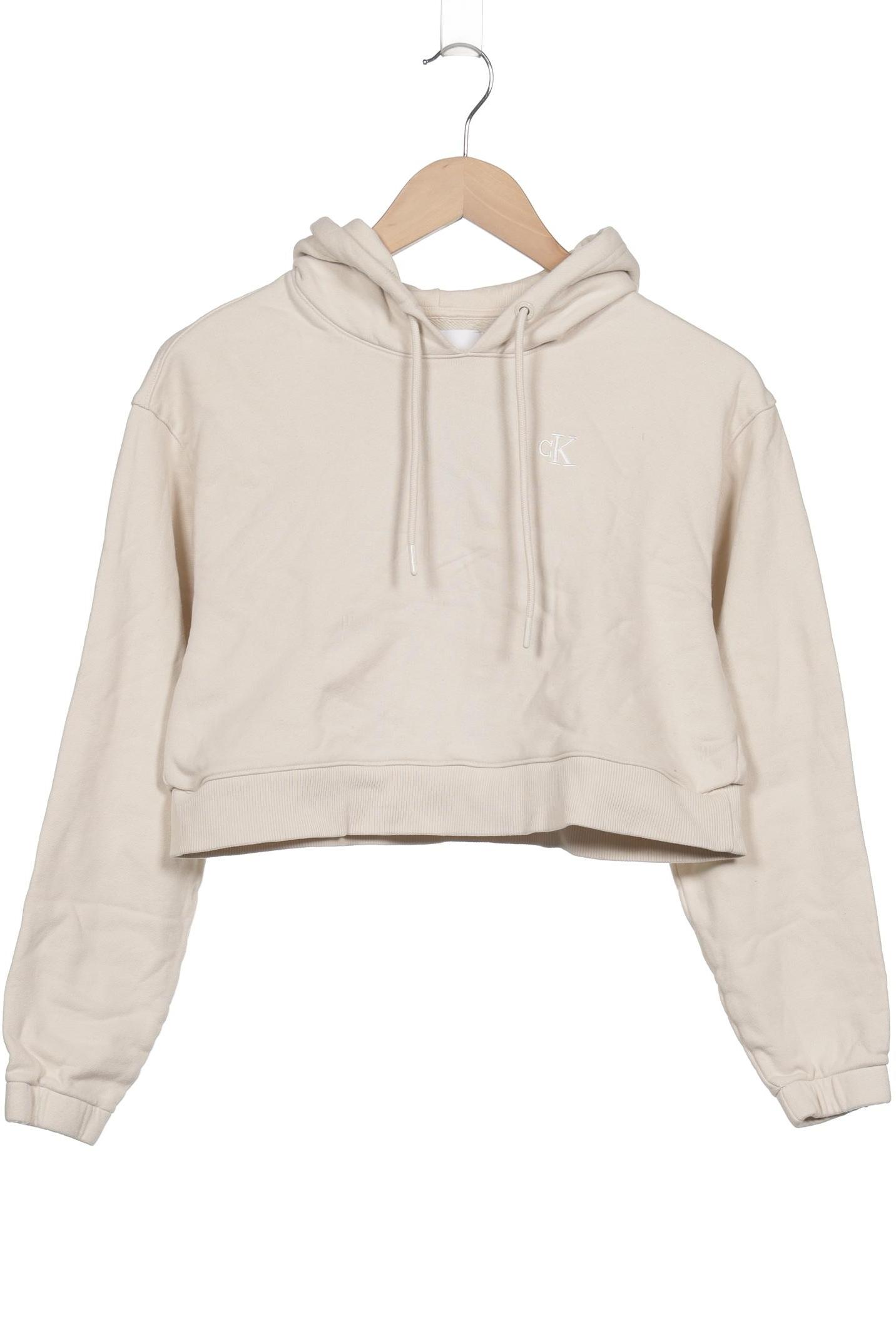 

Calvin Klein Jeans Damen Kapuzenpullover, beige, Gr. 34