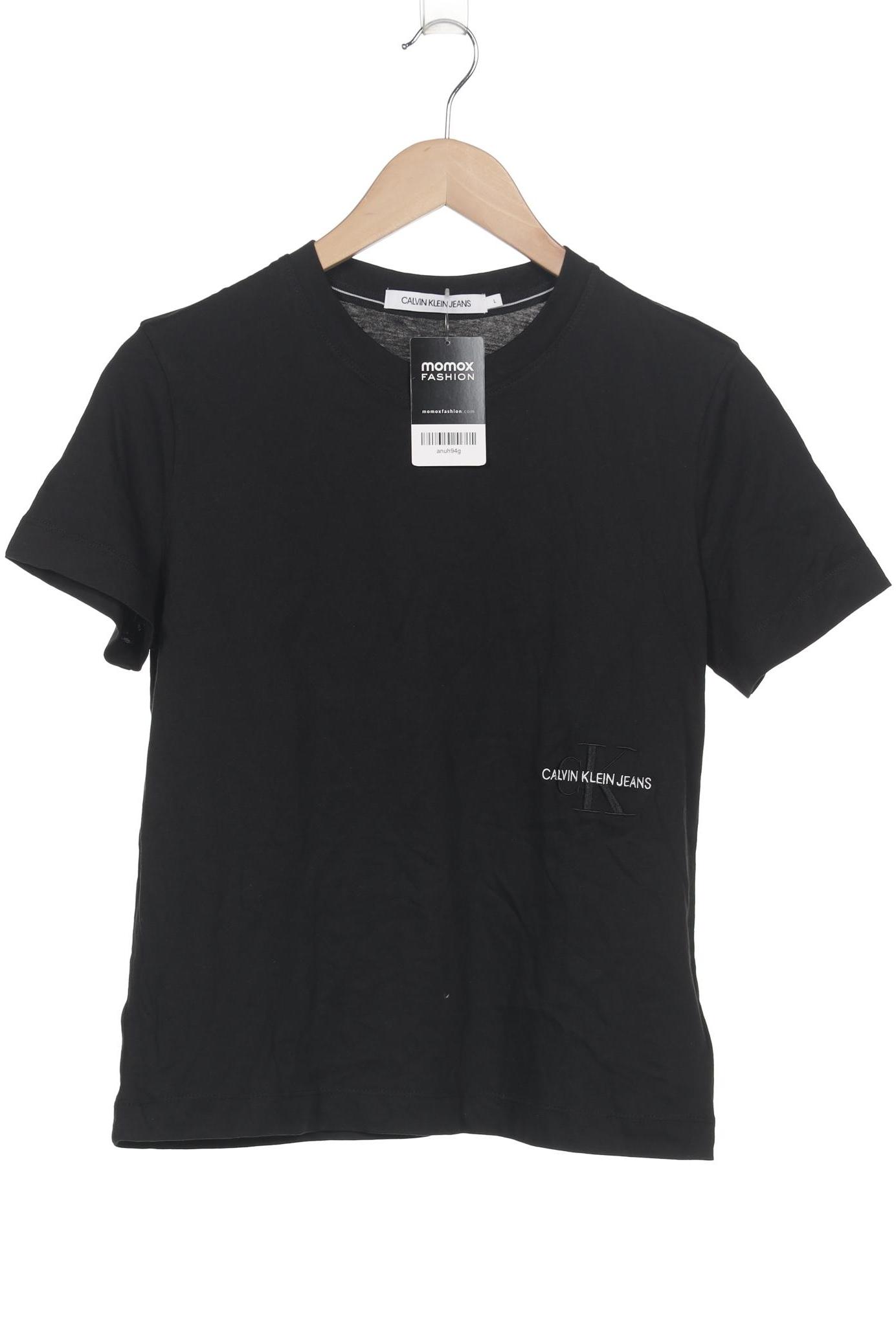 

Calvin Klein Jeans Damen T-Shirt, schwarz, Gr. 42