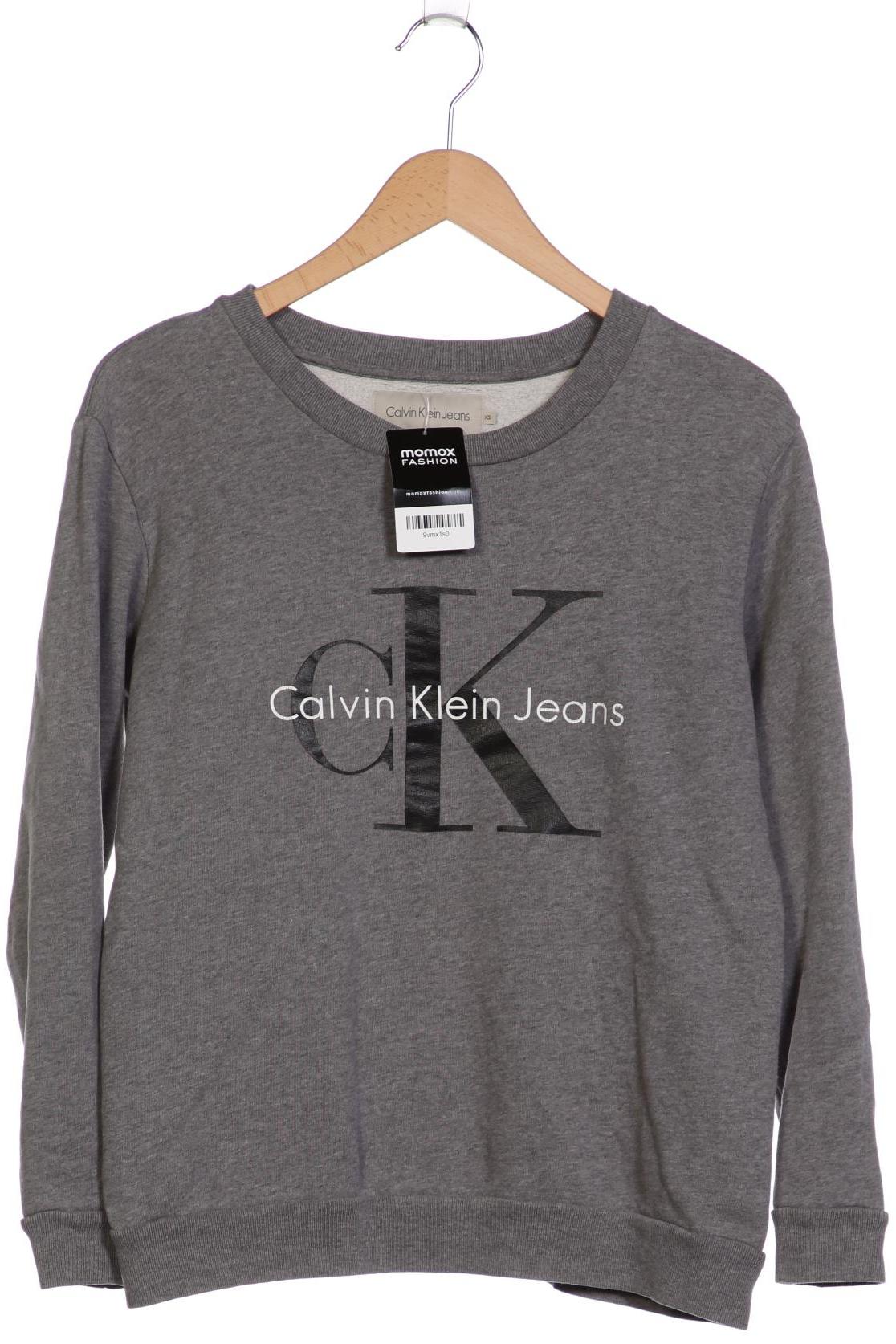 

Calvin Klein Jeans Damen Sweatshirt, grau, Gr. 34