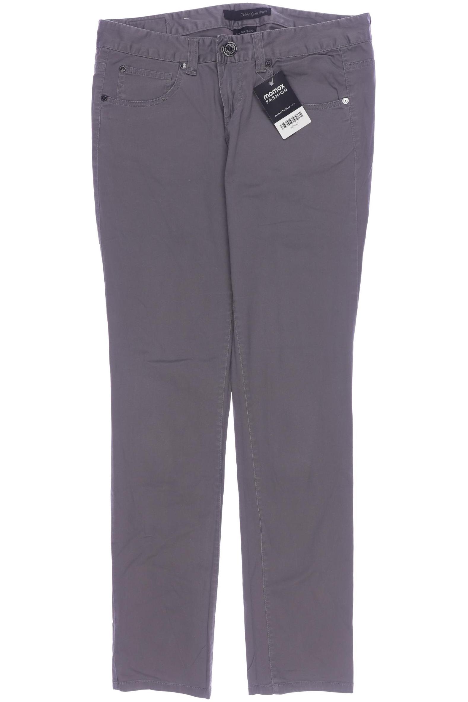 

Calvin Klein Jeans Damen Stoffhose, grau, Gr. 30