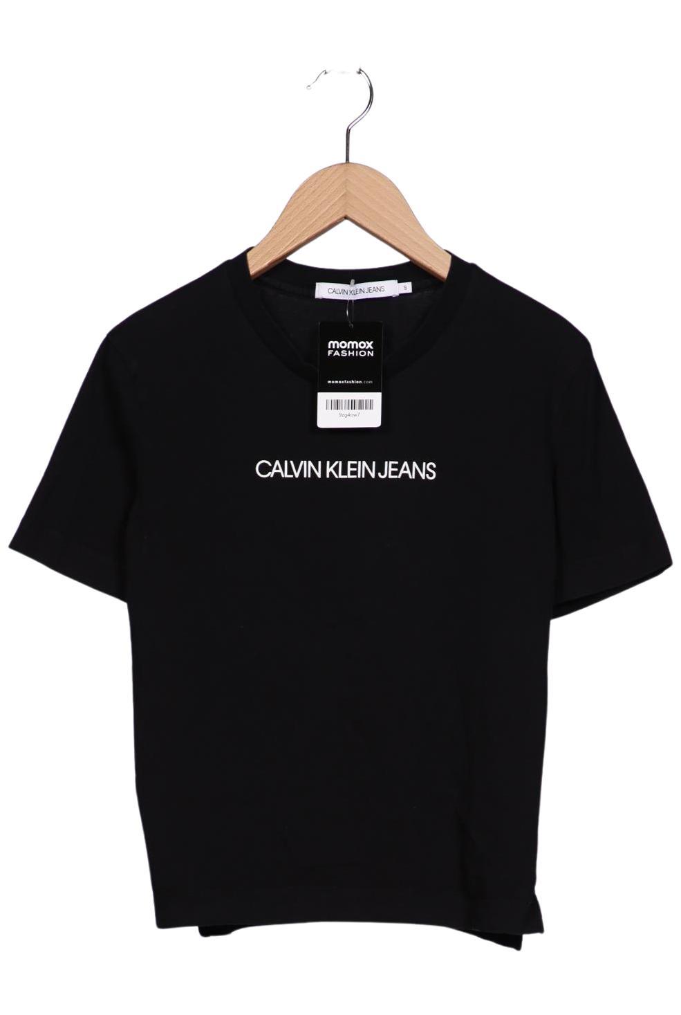 

Calvin Klein Jeans Damen T-Shirt, schwarz, Gr. 36