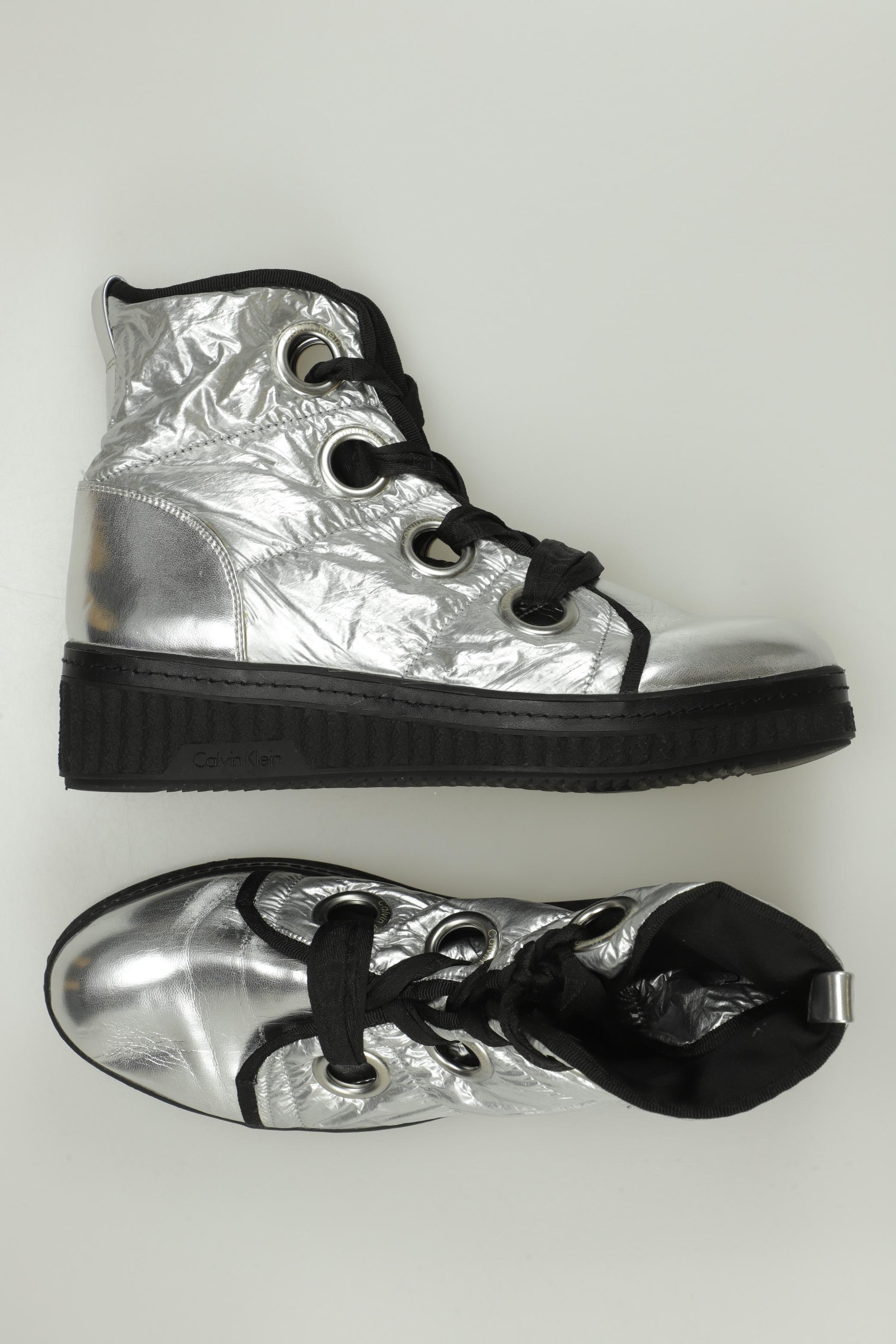 

Calvin Klein Jeans Damen Stiefelette, silber, Gr. 40