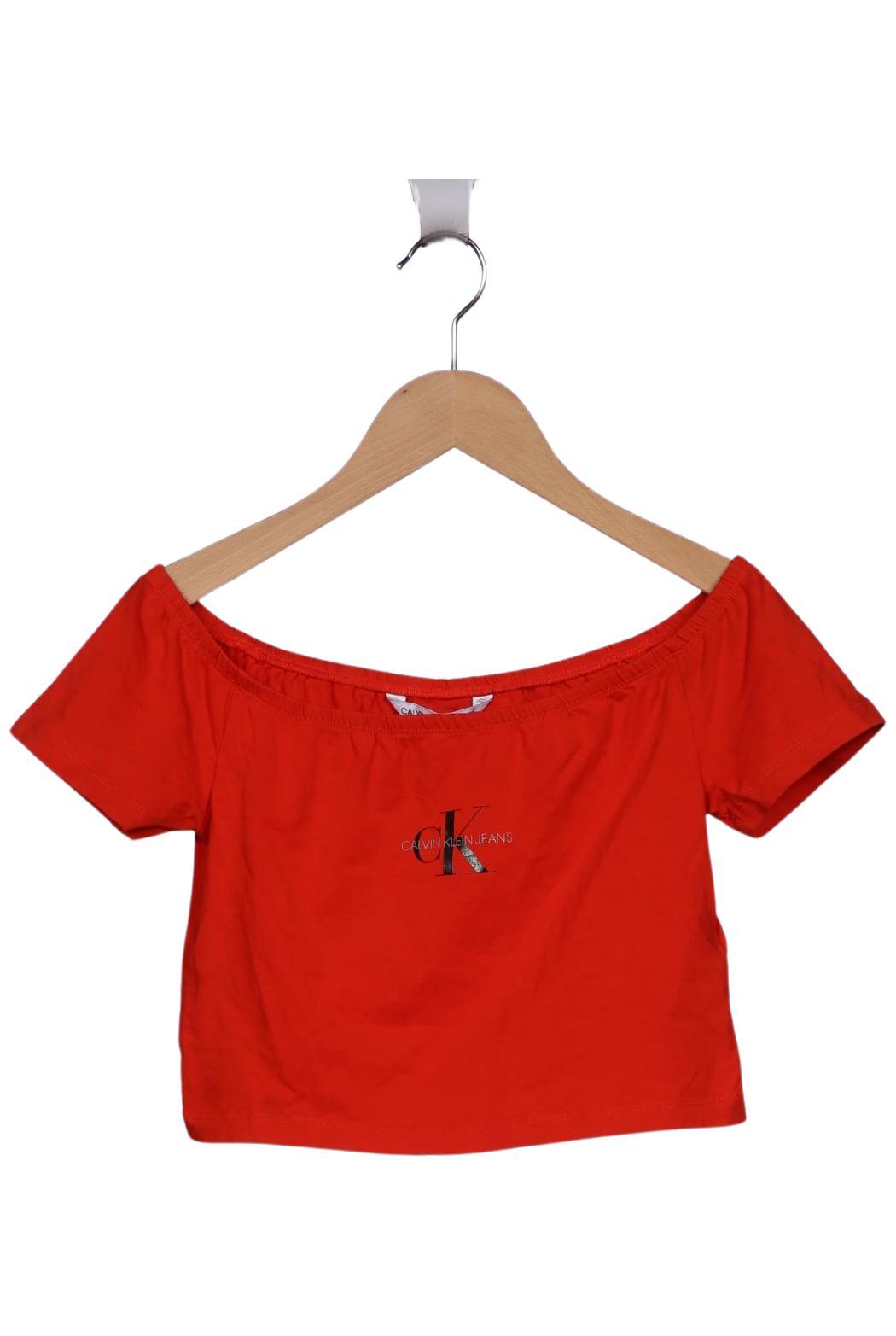 

Calvin Klein Jeans Damen T-Shirt, rot, Gr. 34