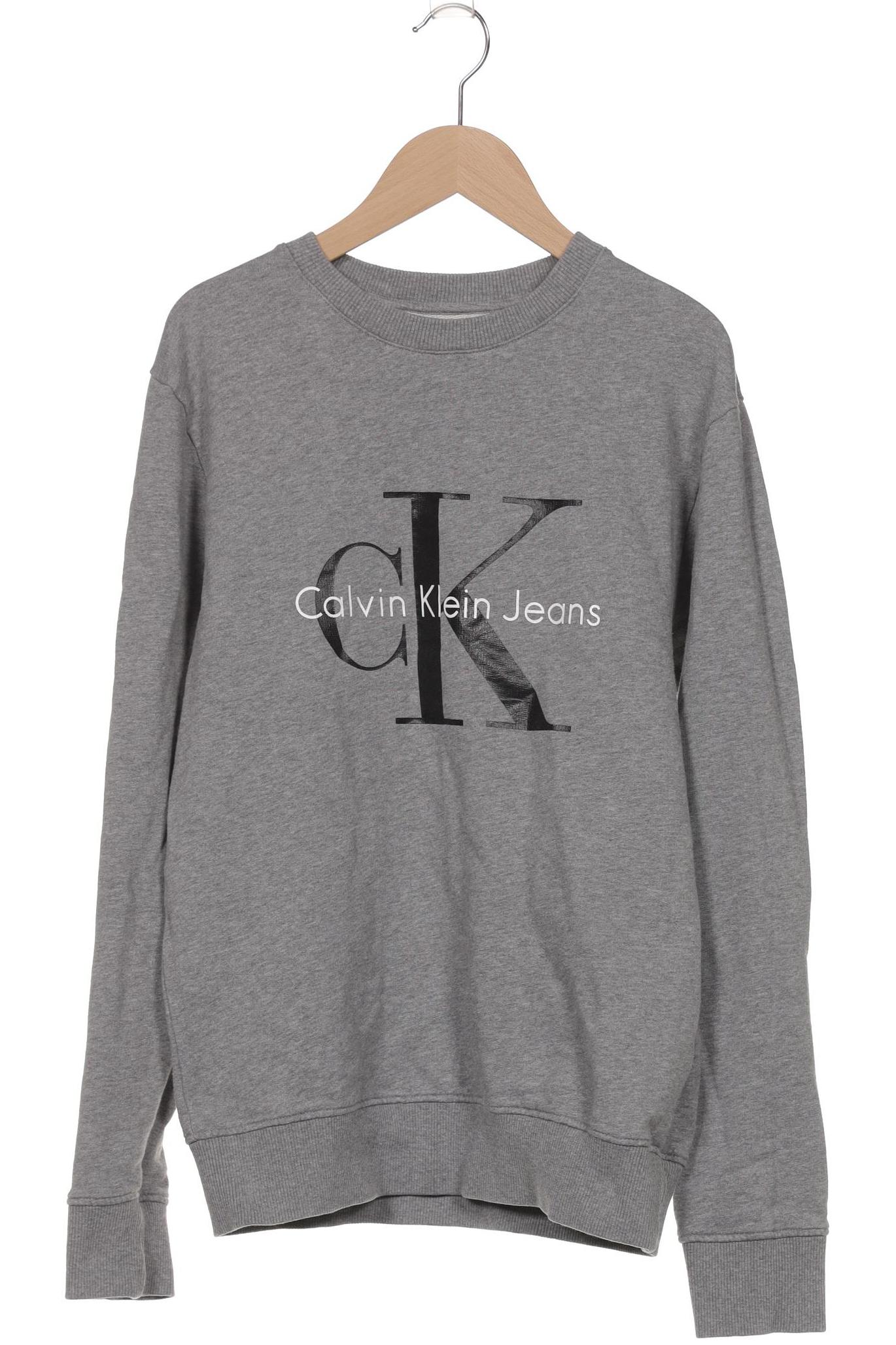 

Calvin Klein Jeans Damen Sweatshirt, grau, Gr. 34