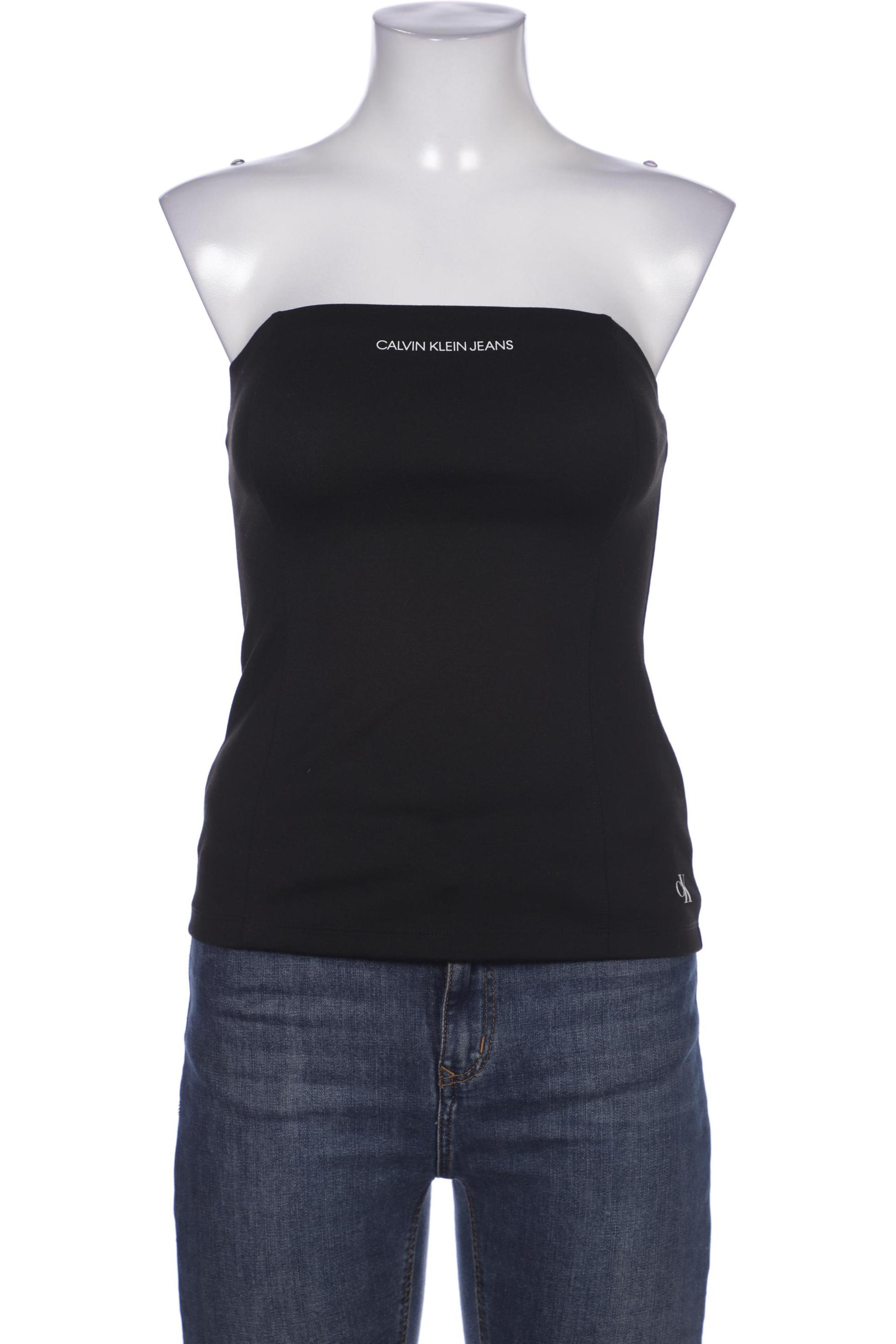 

Calvin Klein Jeans Damen Top, schwarz, Gr. 38