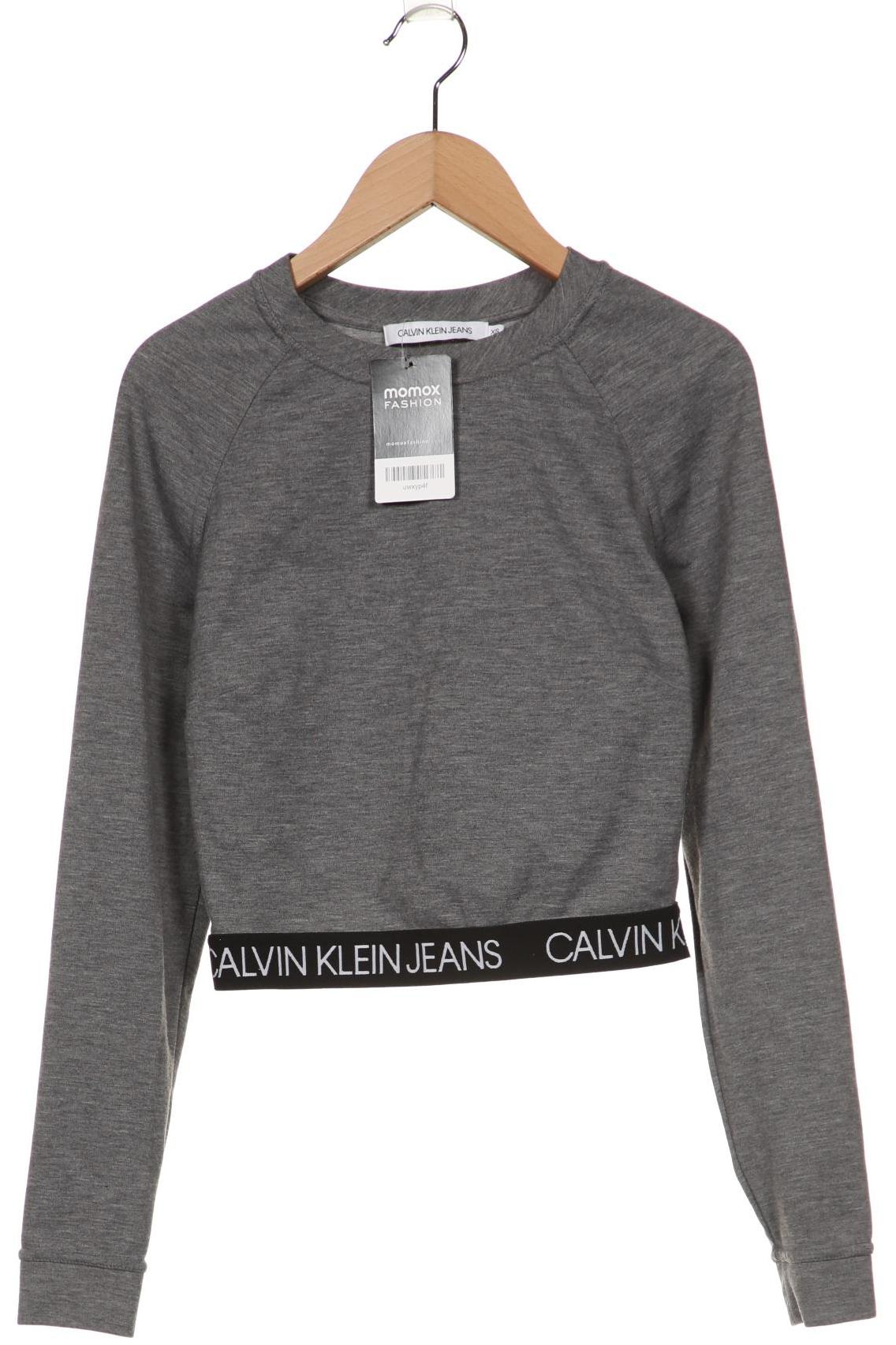 

Calvin Klein Jeans Damen Sweatshirt, grau, Gr. 34