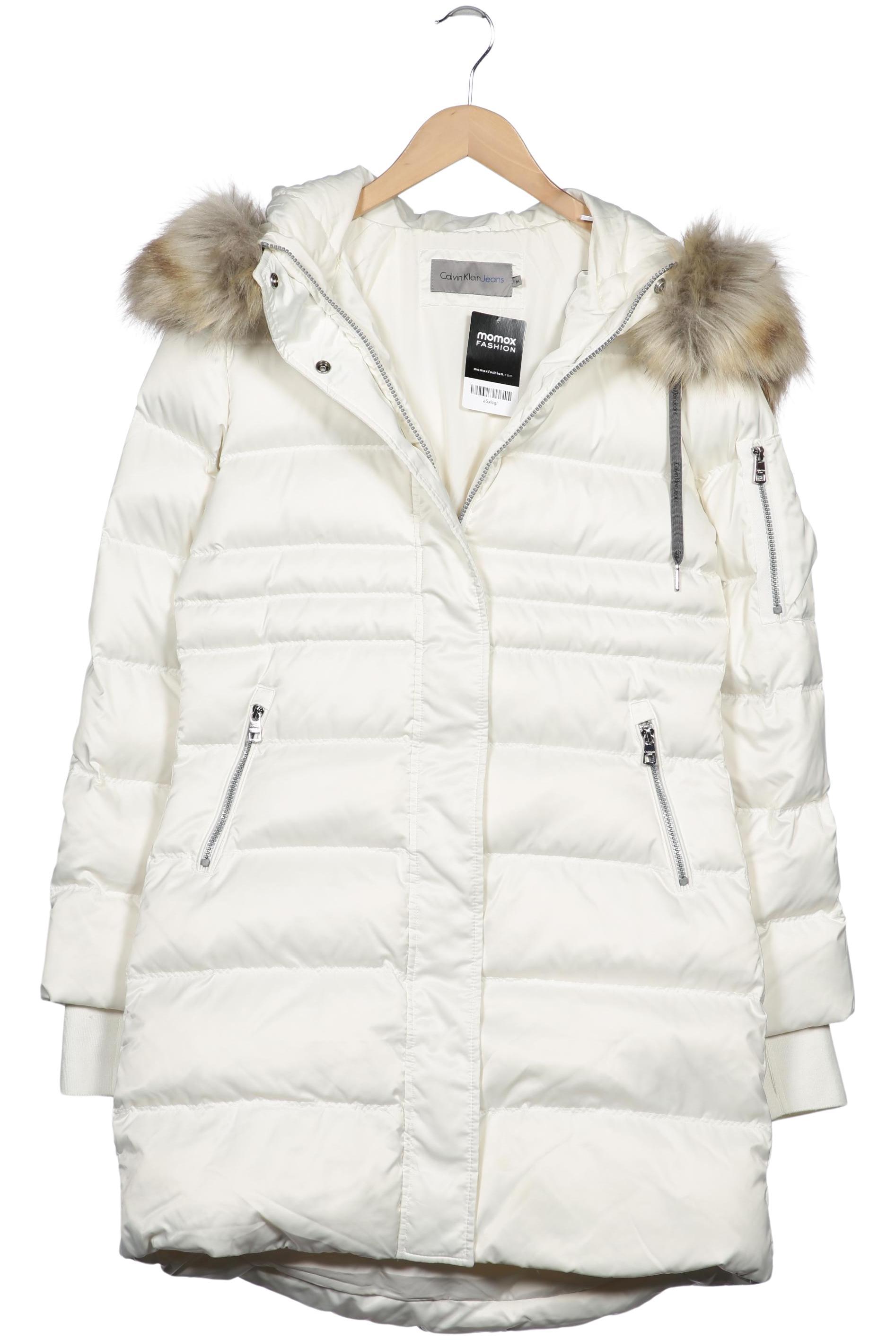 

Calvin Klein Jeans Damen Mantel, cremeweiß, Gr. 38