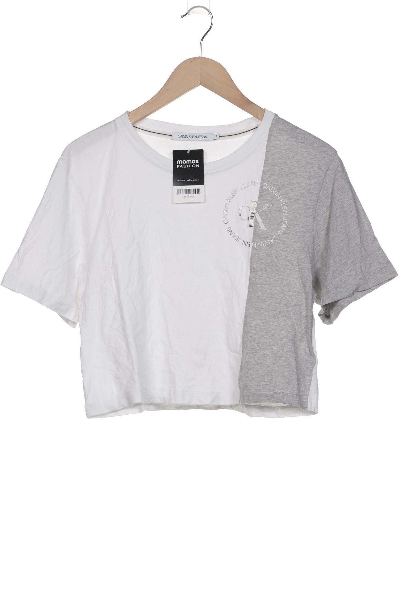 

Calvin Klein Jeans Damen T-Shirt, weiß, Gr. 36