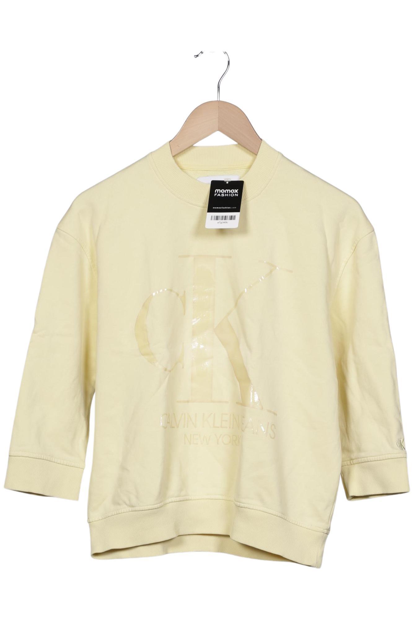 

Calvin Klein Jeans Damen Sweatshirt, gelb, Gr. 38