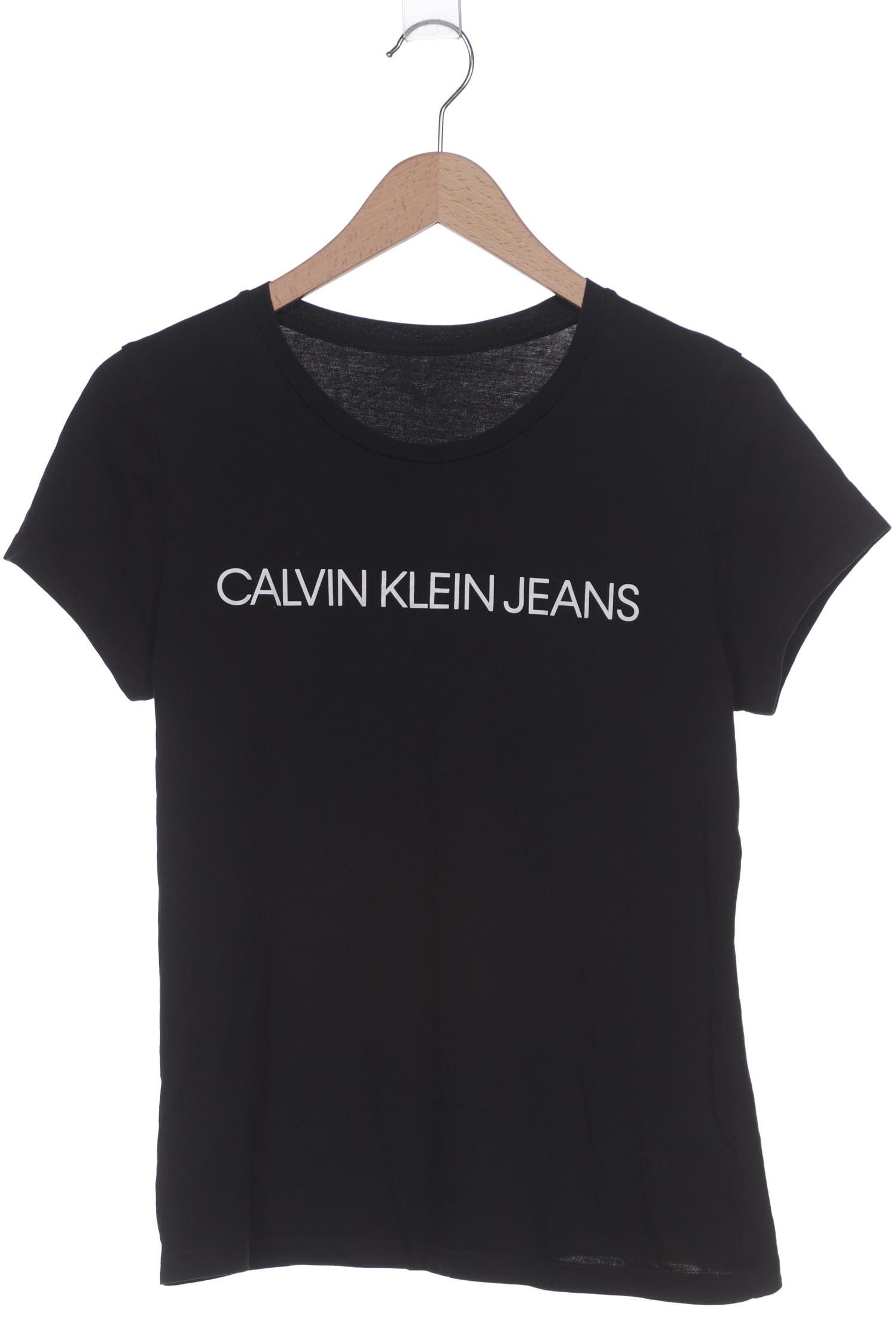 

Calvin Klein Jeans Damen T-Shirt, schwarz, Gr. 36