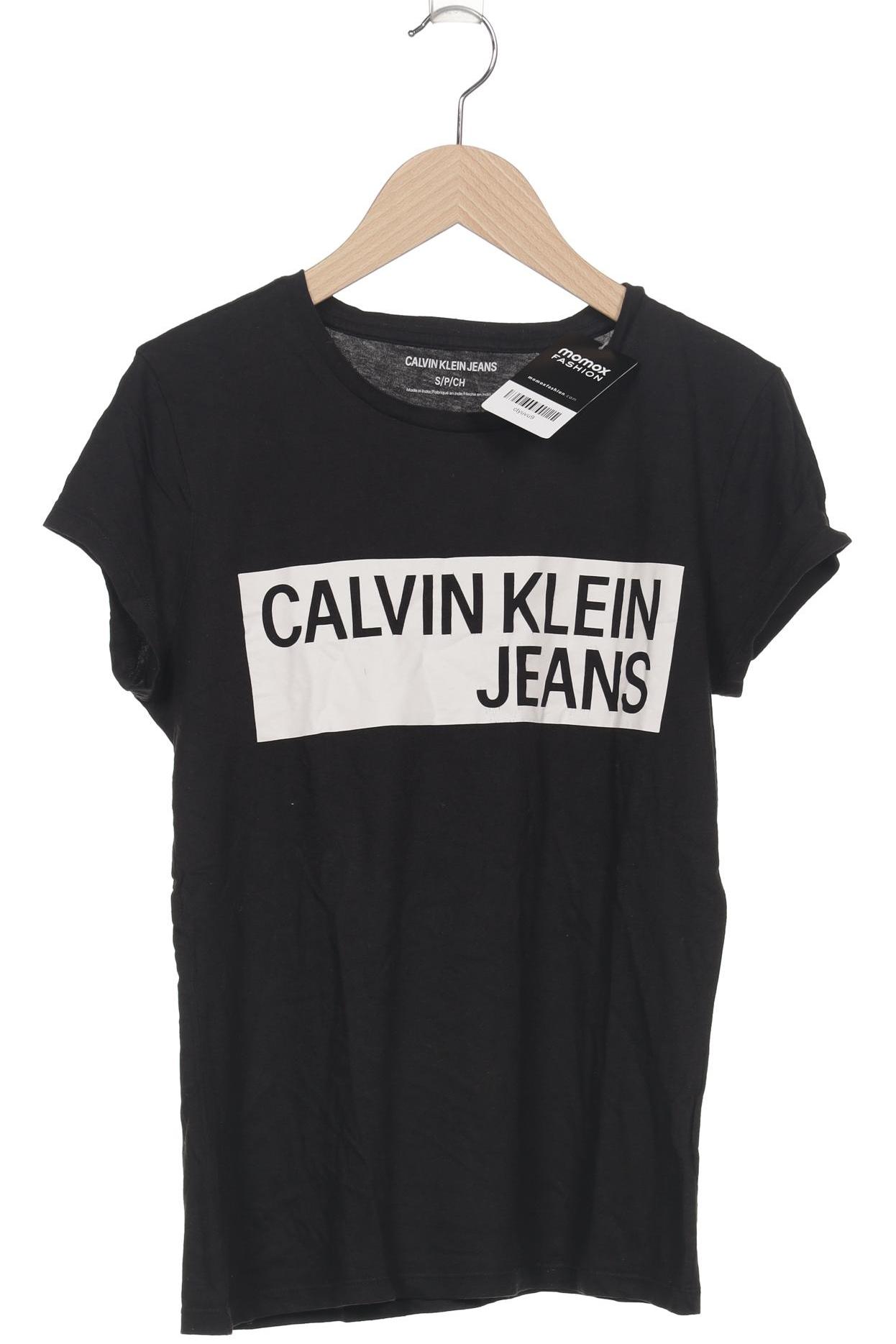 

Calvin Klein Jeans Damen T-Shirt, schwarz, Gr. 36