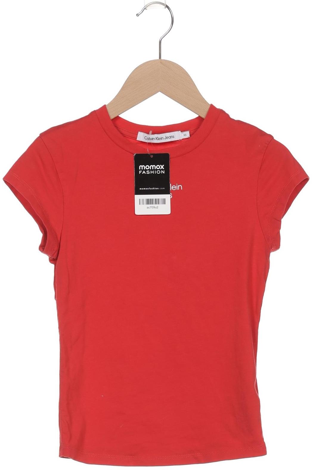 

Calvin Klein Jeans Damen T-Shirt, rot, Gr. 34