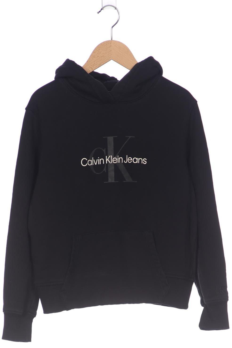 

Calvin Klein Jeans Damen Kapuzenpullover, schwarz, Gr. 34