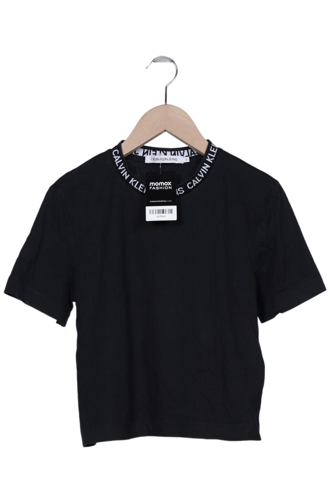 

Calvin Klein Jeans Damen T-Shirt, schwarz, Gr. 36