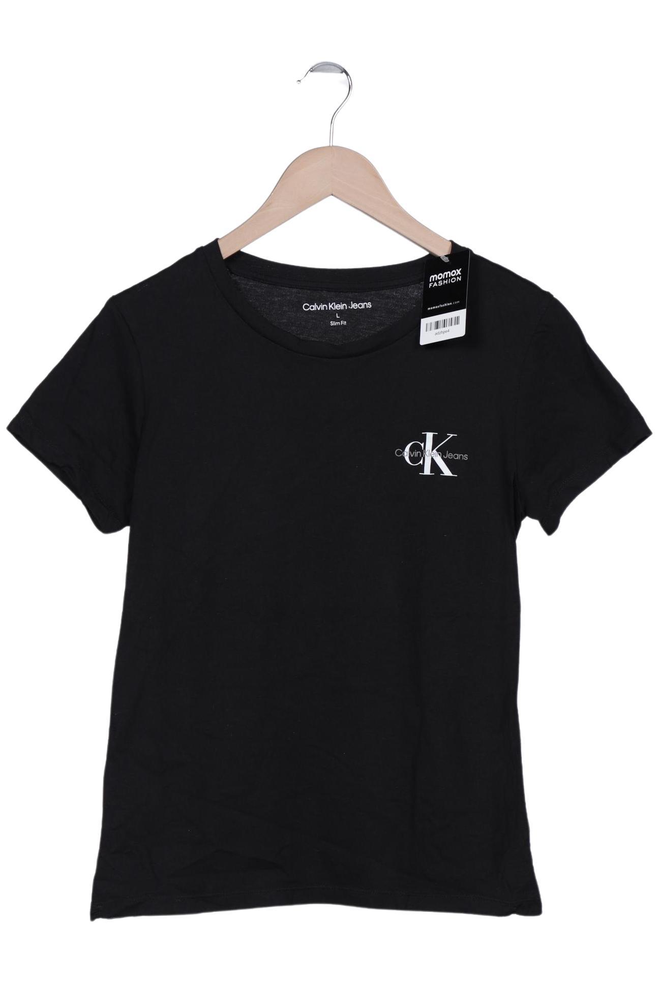 

Calvin Klein Jeans Damen T-Shirt, schwarz, Gr. 42