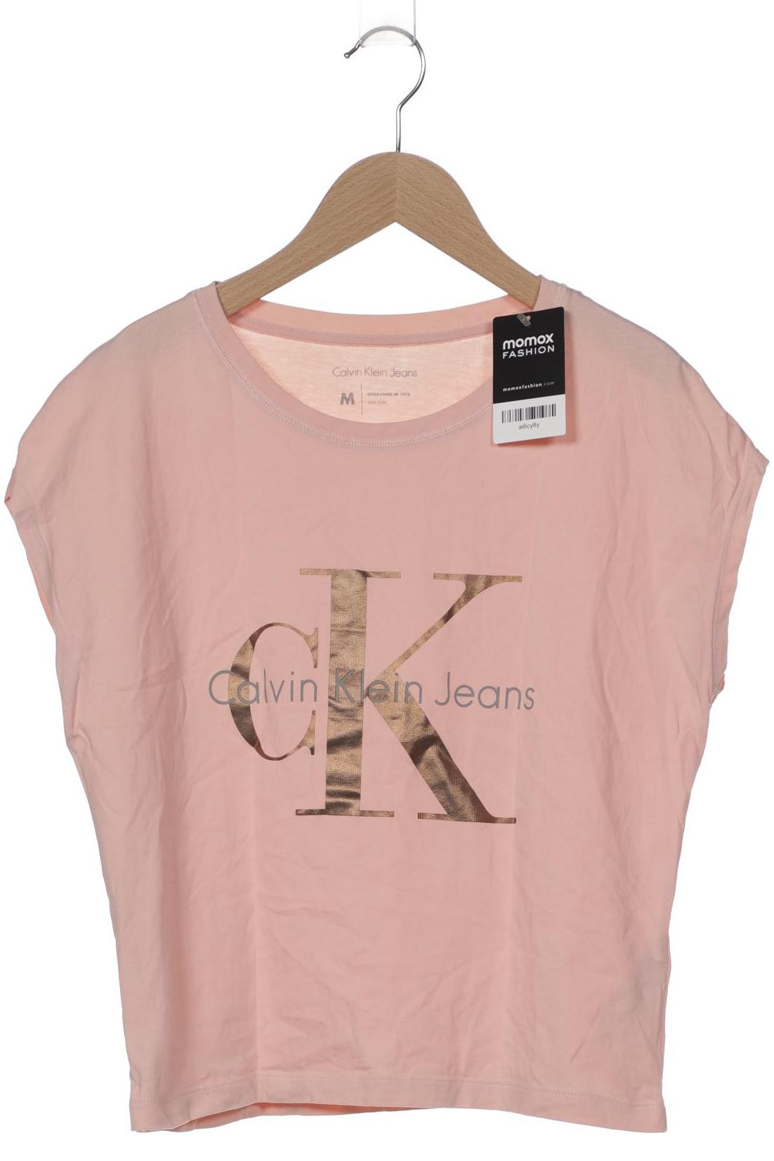 

Calvin Klein Jeans Damen T-Shirt, pink, Gr. 38