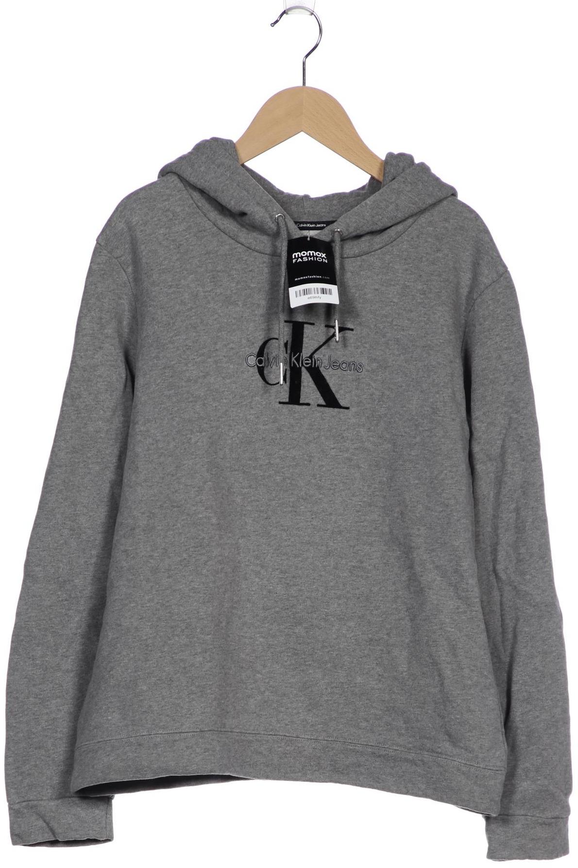 

Calvin Klein Jeans Damen Kapuzenpullover, grau, Gr. 44