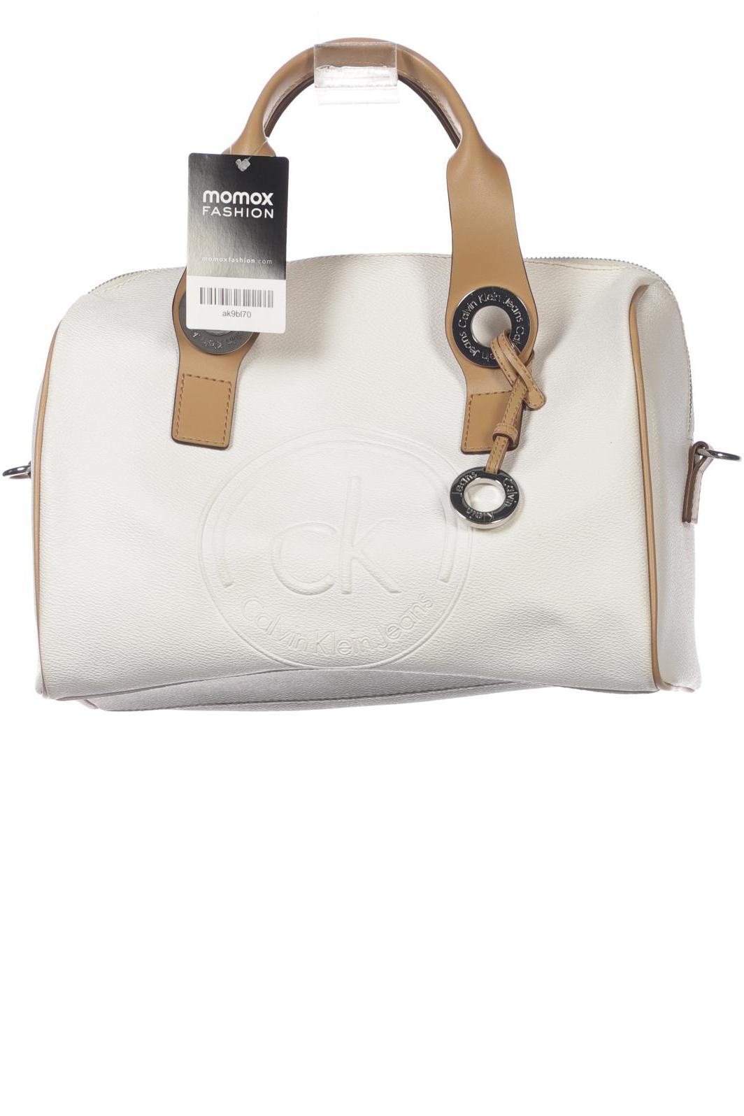 

Calvin Klein Jeans Damen Handtasche, weiß