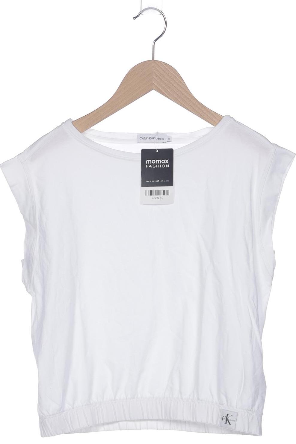 

Calvin Klein Jeans Damen T-Shirt, weiß, Gr. 170