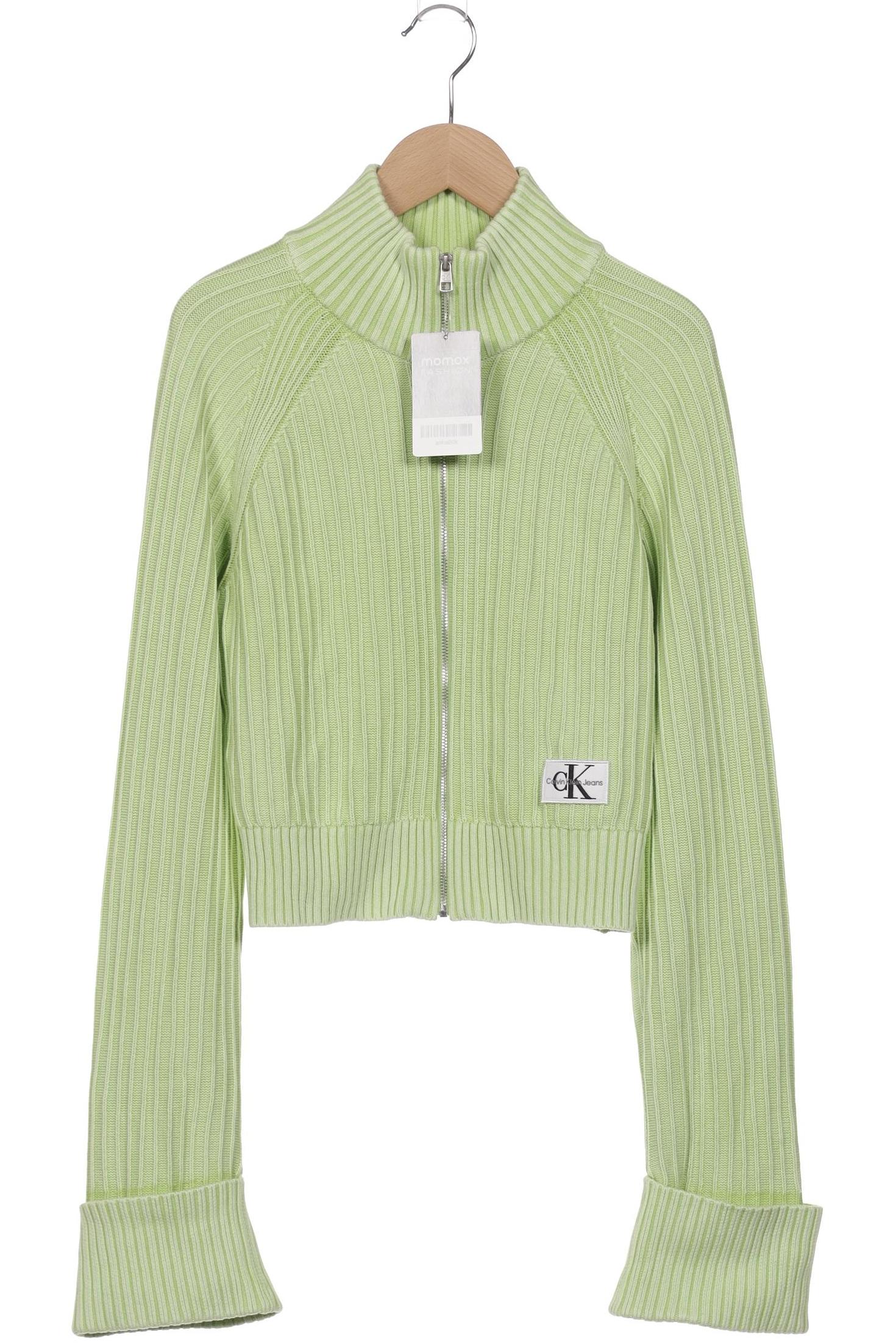 

Calvin Klein Jeans Damen Strickjacke, hellgrün, Gr. 38