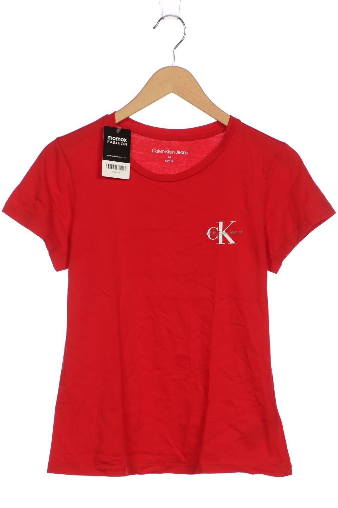 

Calvin Klein Jeans Damen T-Shirt, rot, Gr. 38